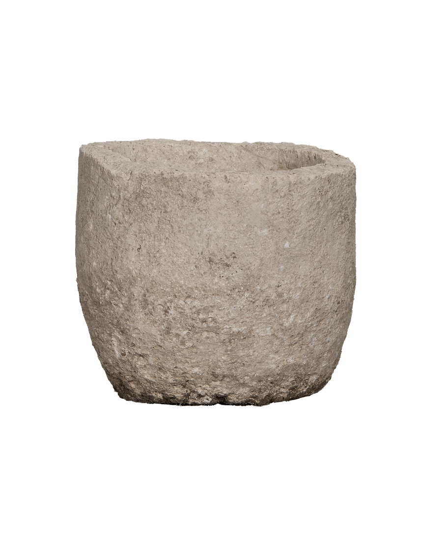 Limestone Trough - Round close-up