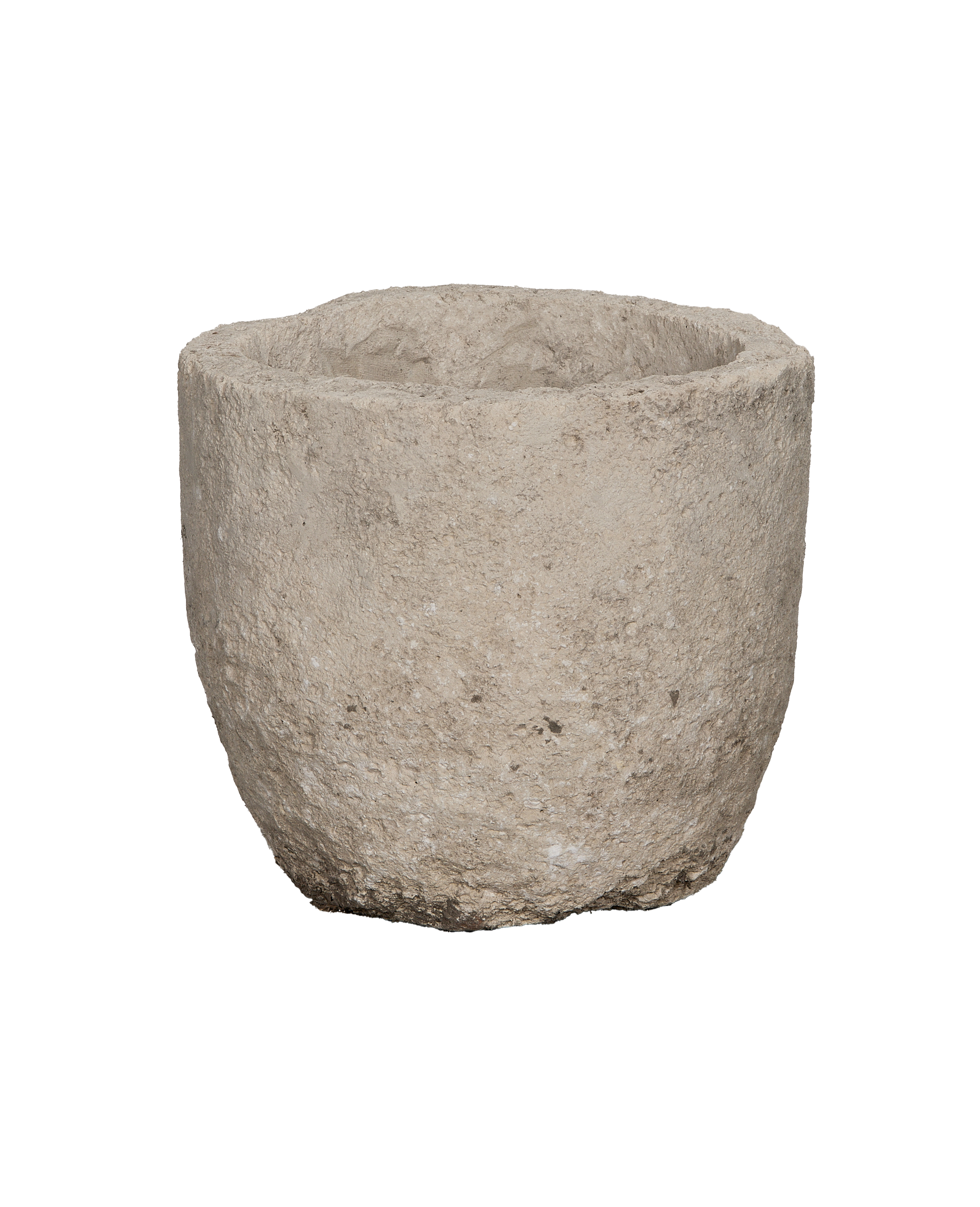 Limestone Trough - Round - oak - from Indonesia - vintage