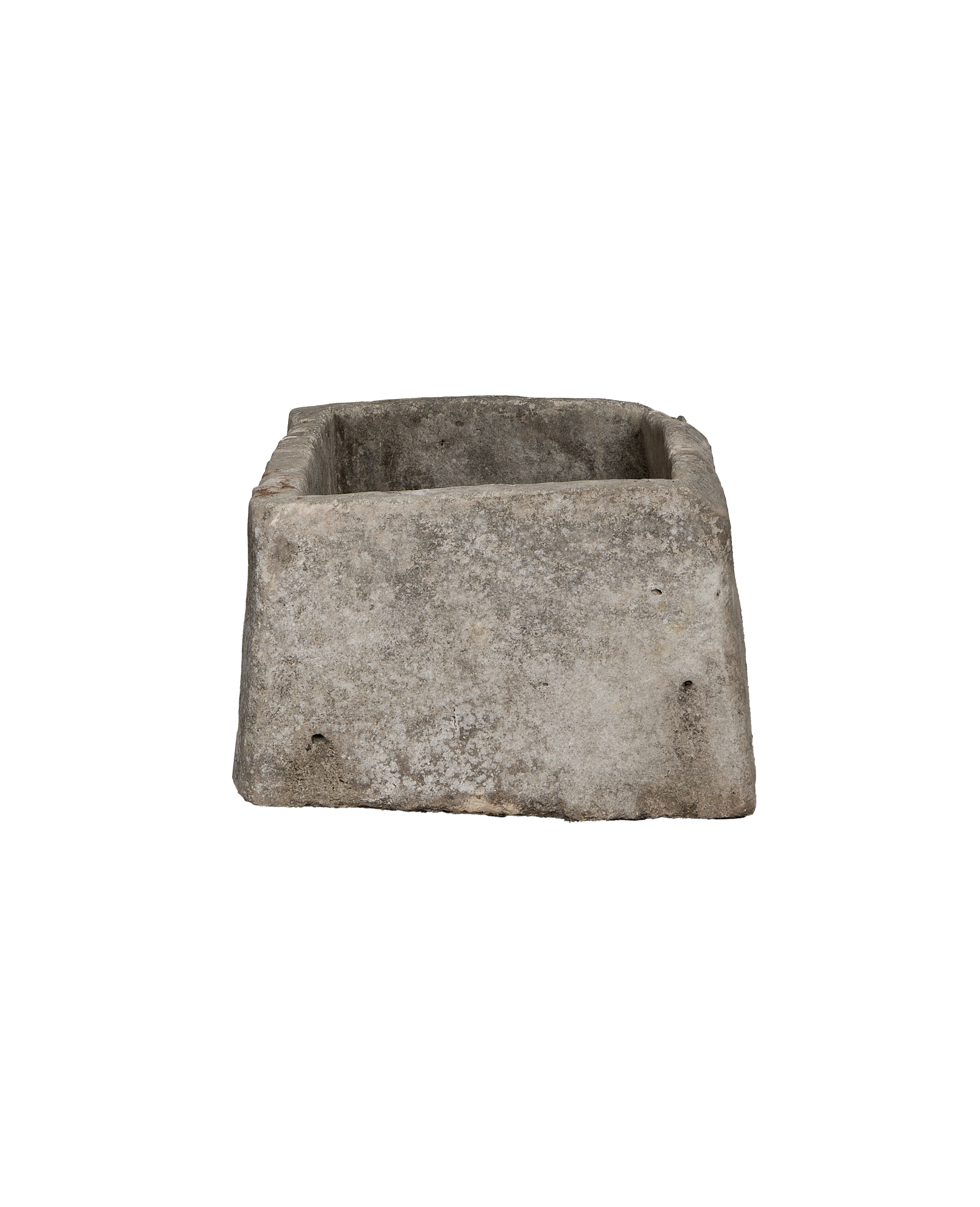 Limestone Trough - Rectangle detail view
