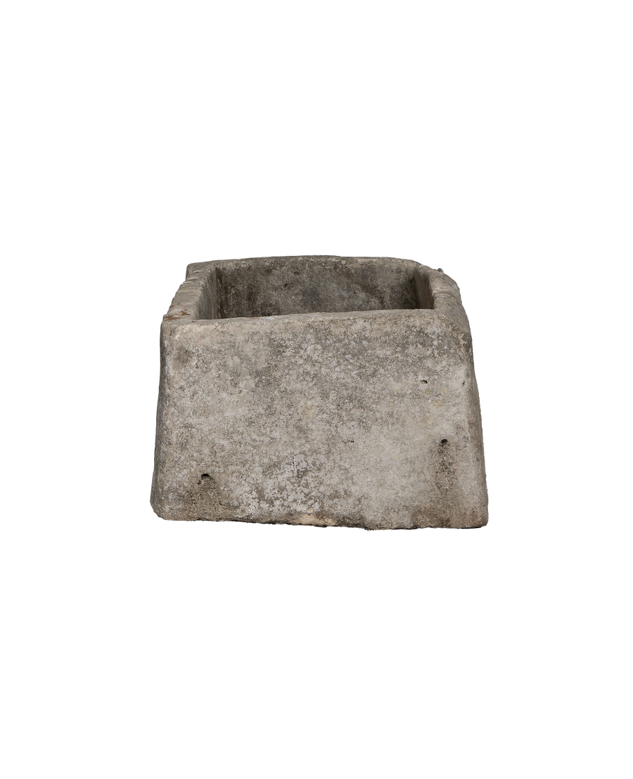 Limestone Trough - Rectangle detail view