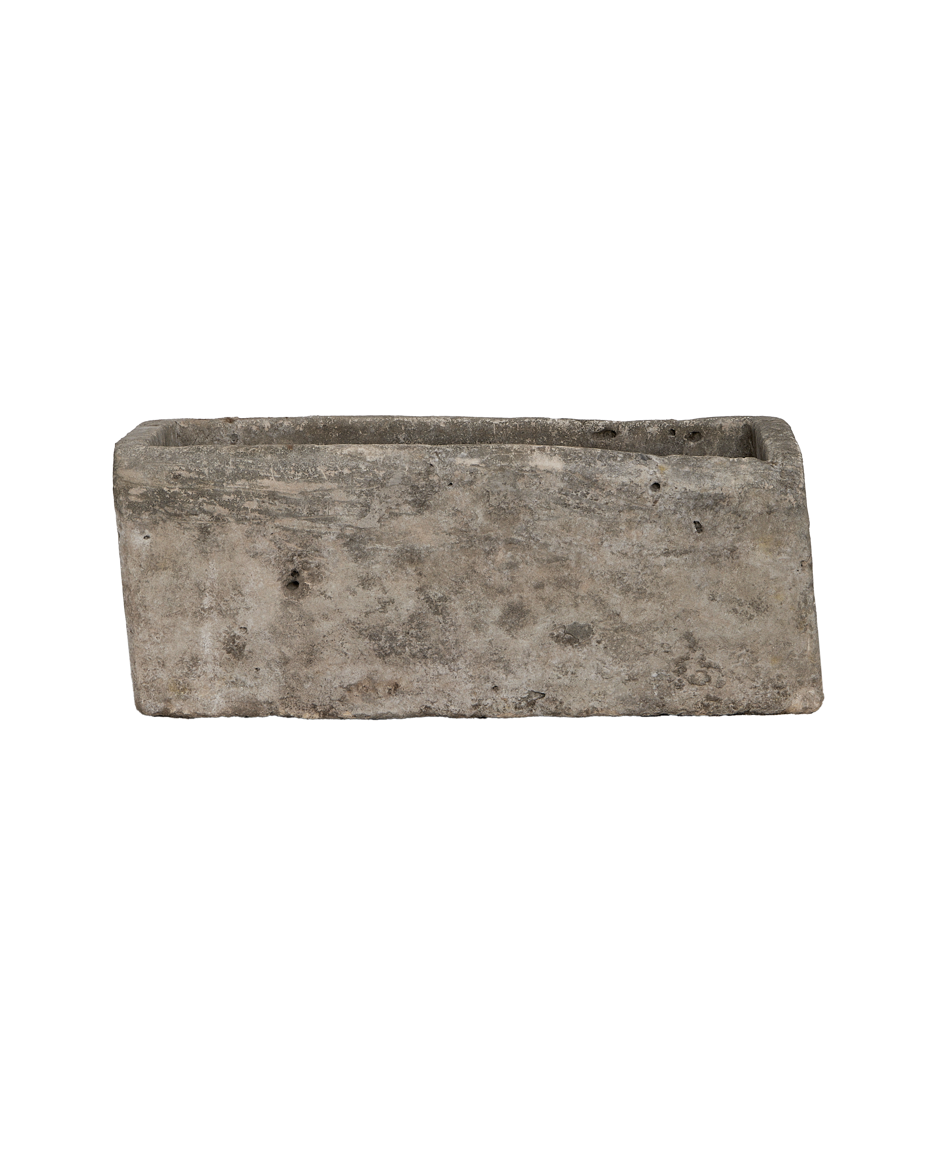 Limestone Trough - Rectangle - oak - from Indonesia - vintage