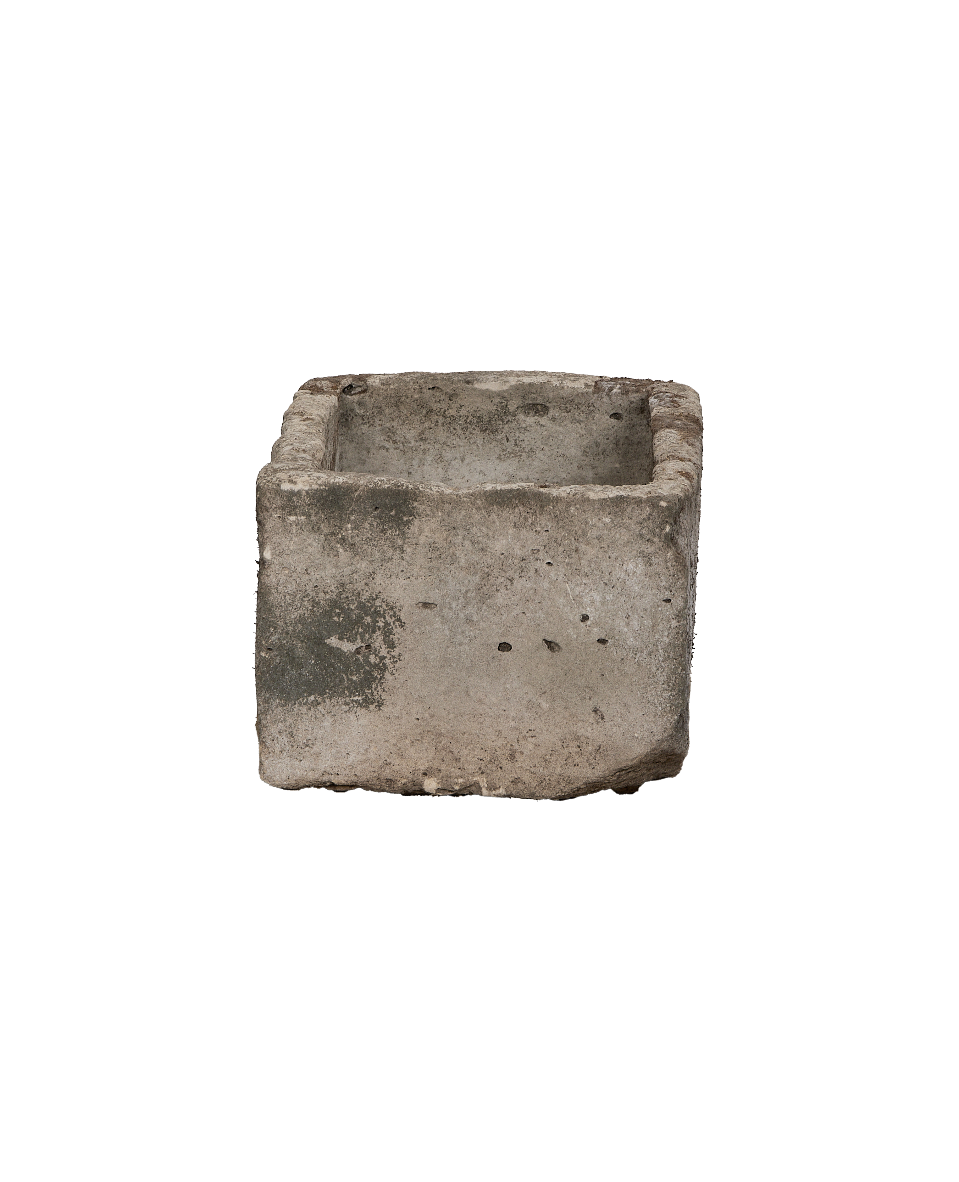 Limestone Trough - Rectangle close-up
