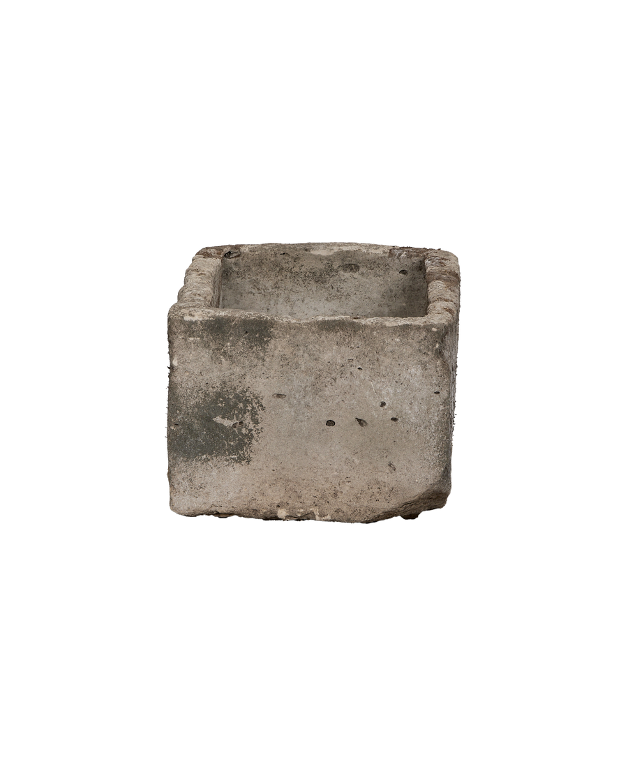 Limestone Trough - Rectangle close-up