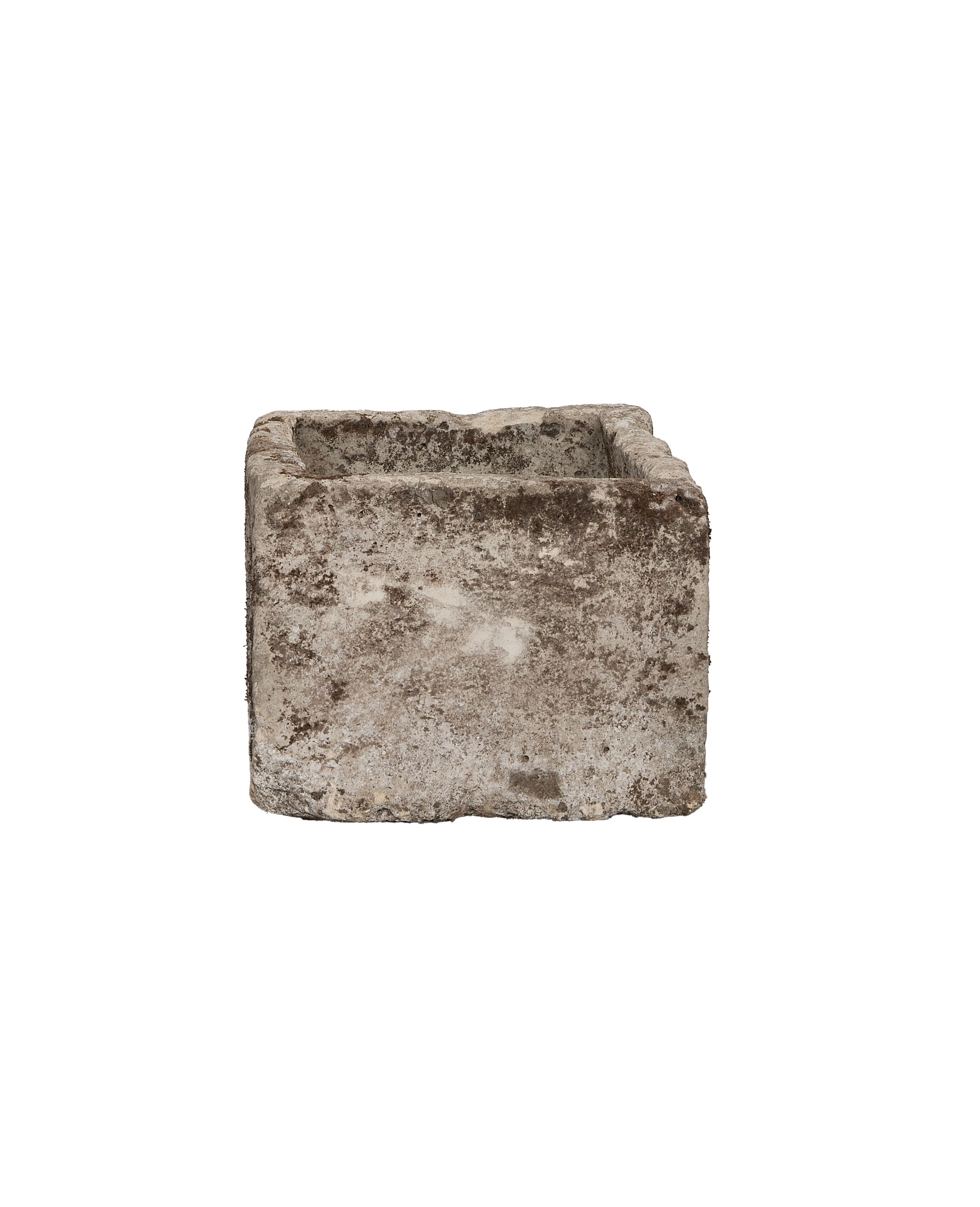 Limestone Trough - Rectangle detail view