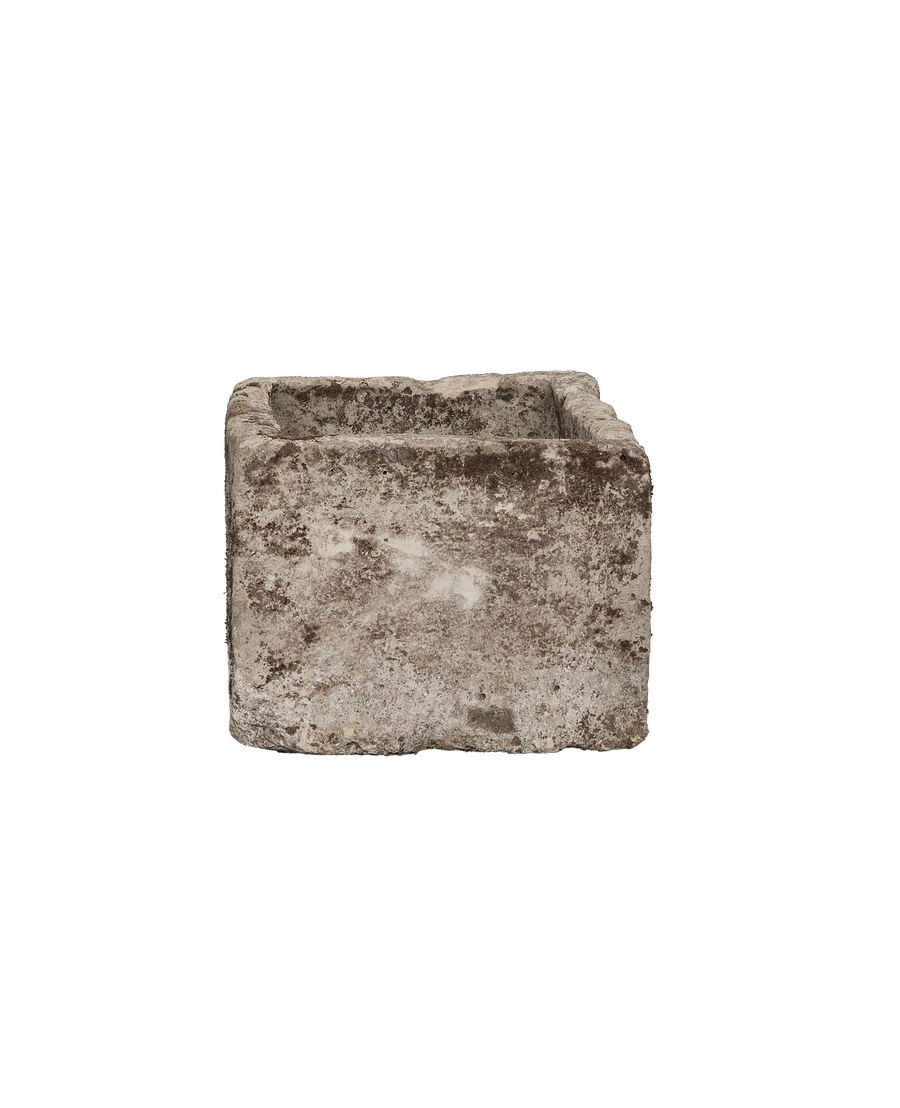 Limestone Trough - Rectangle detail view