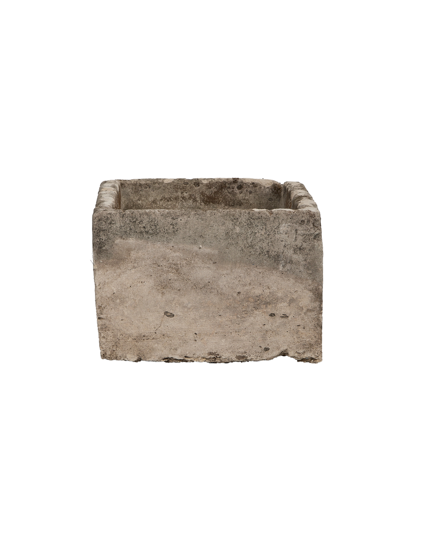 Limestone Trough - Rectangle detail view