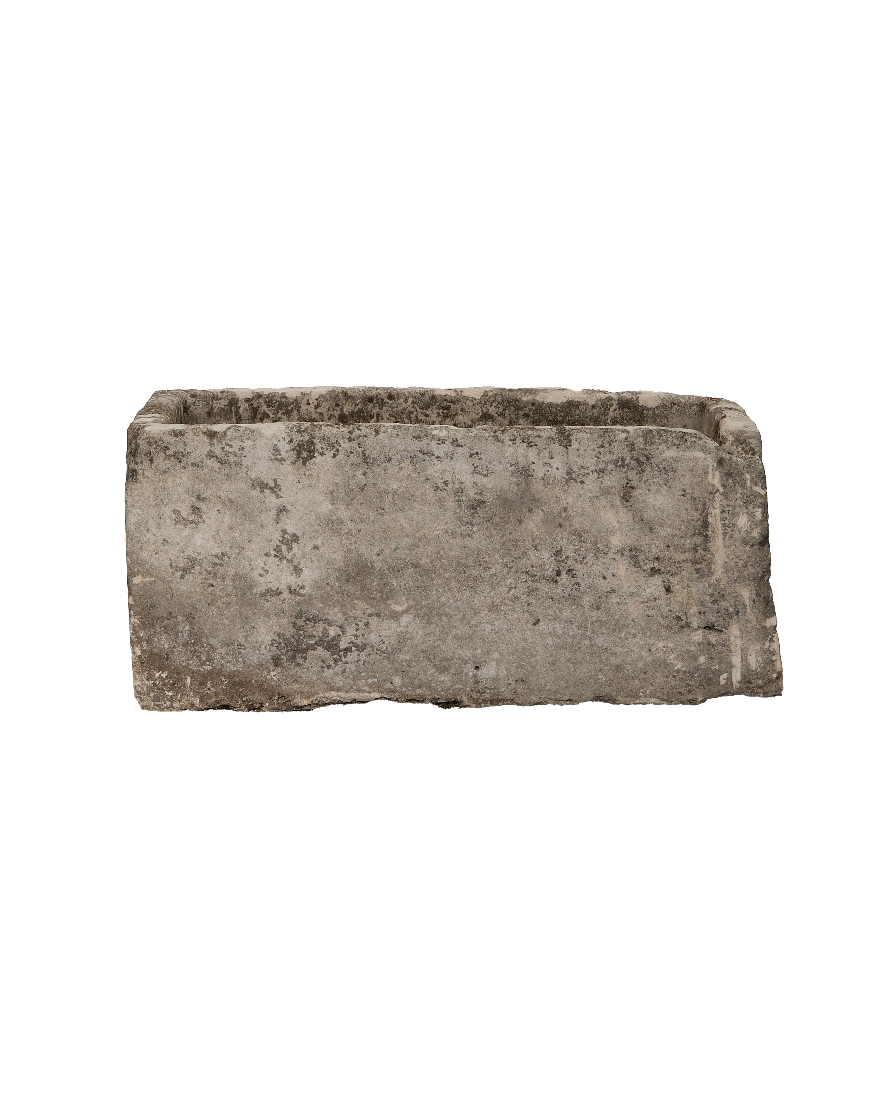 Limestone Trough - Rectangle - oak - from Indonesia - vintage