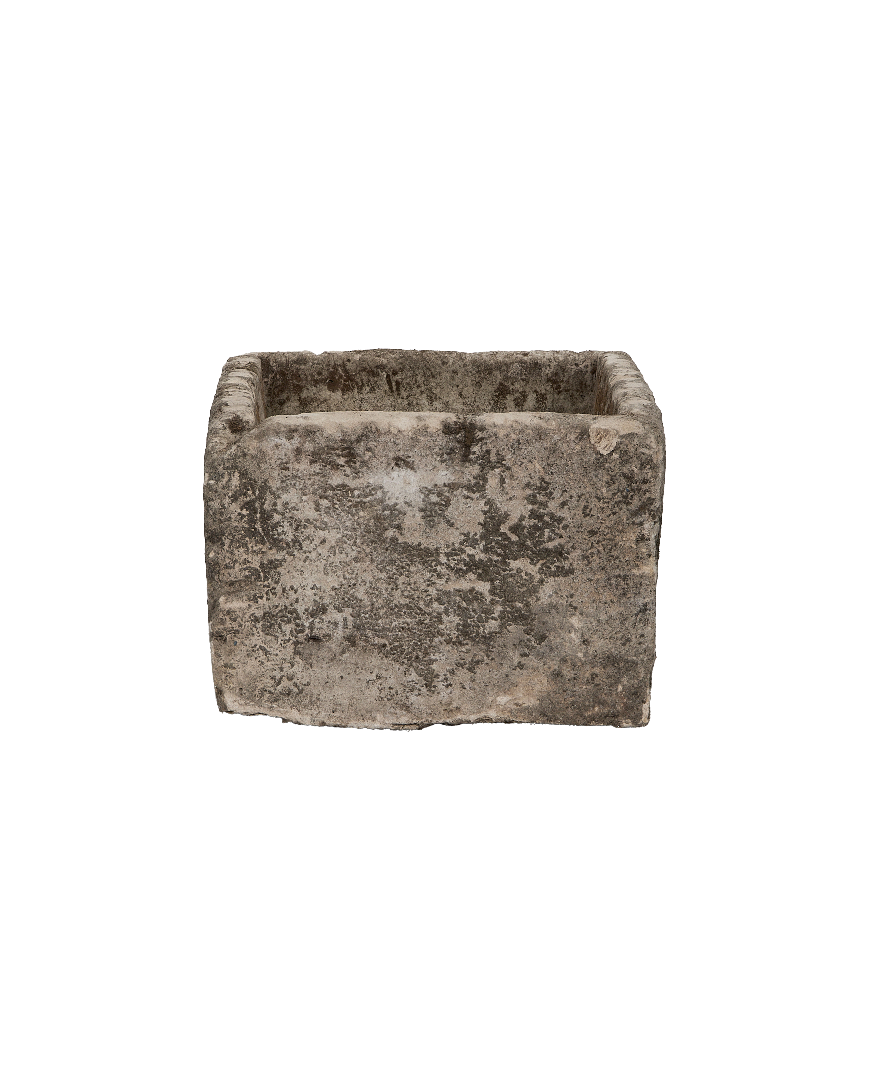 Limestone Trough - Rectangle close-up