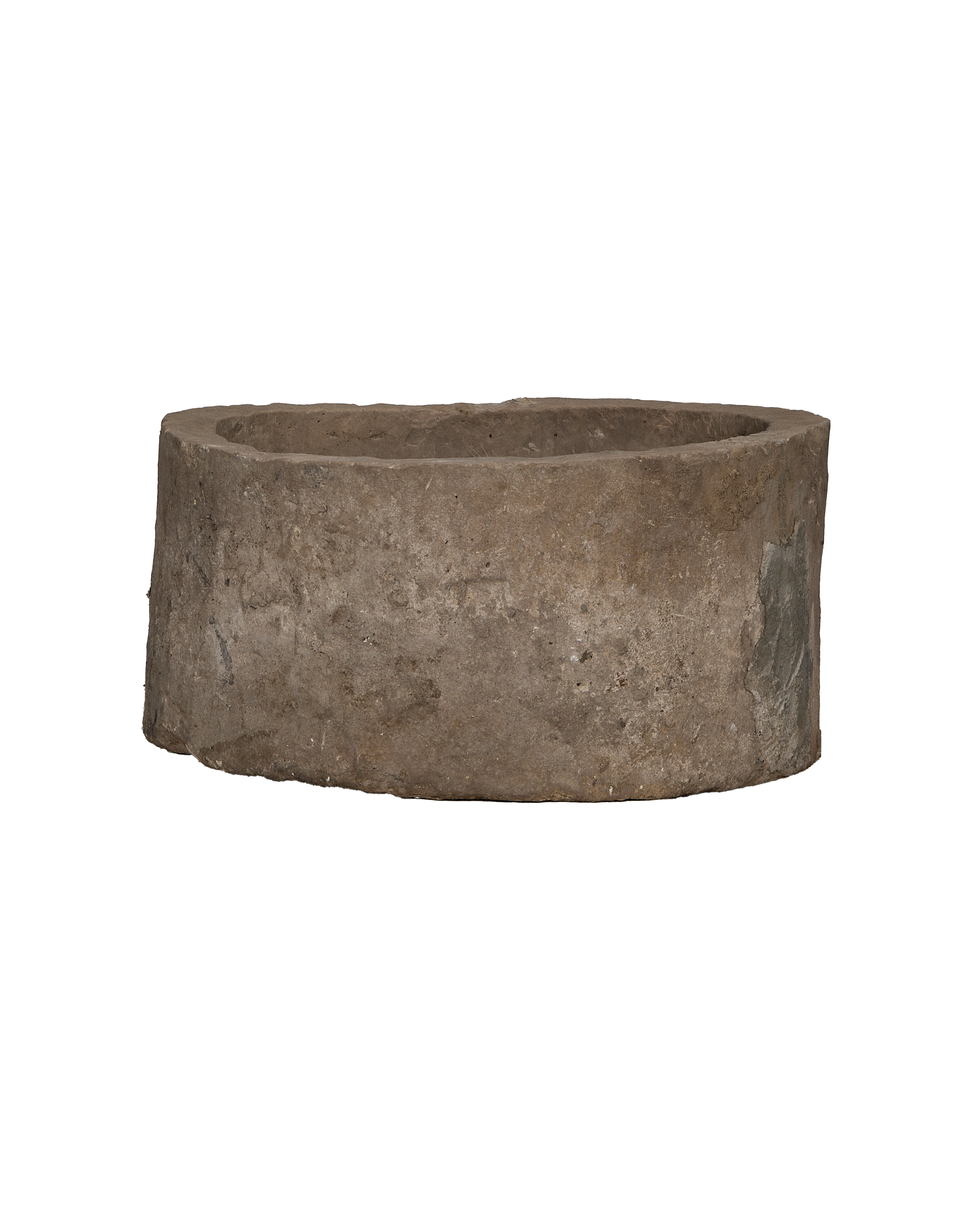 Limestone Trough - Round detail view