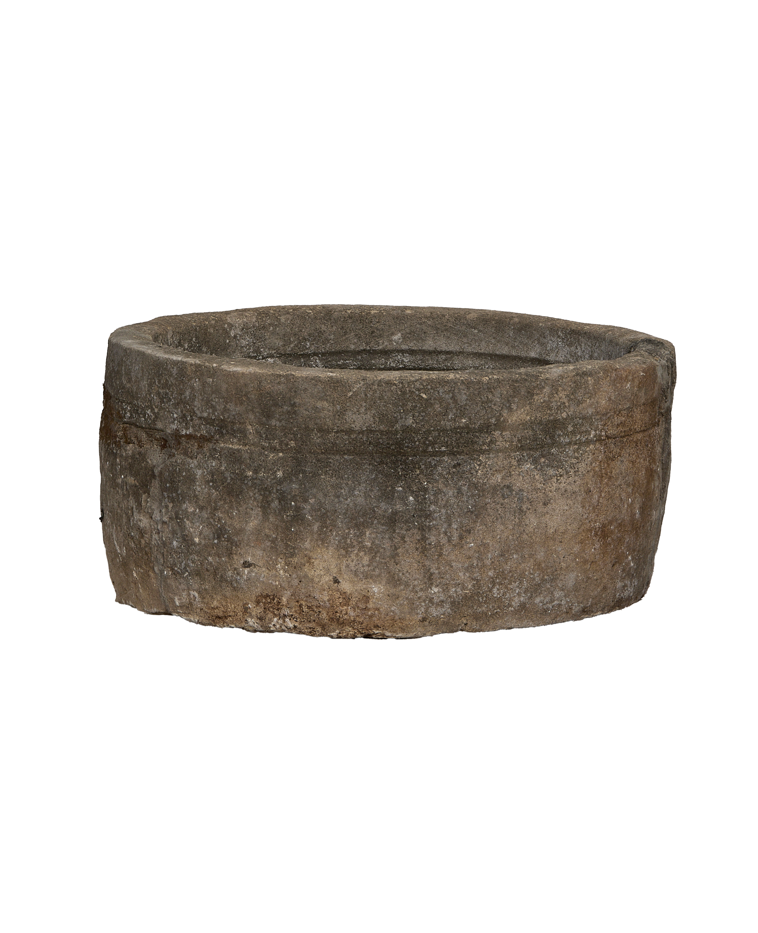Limestone Trough - Round detail view