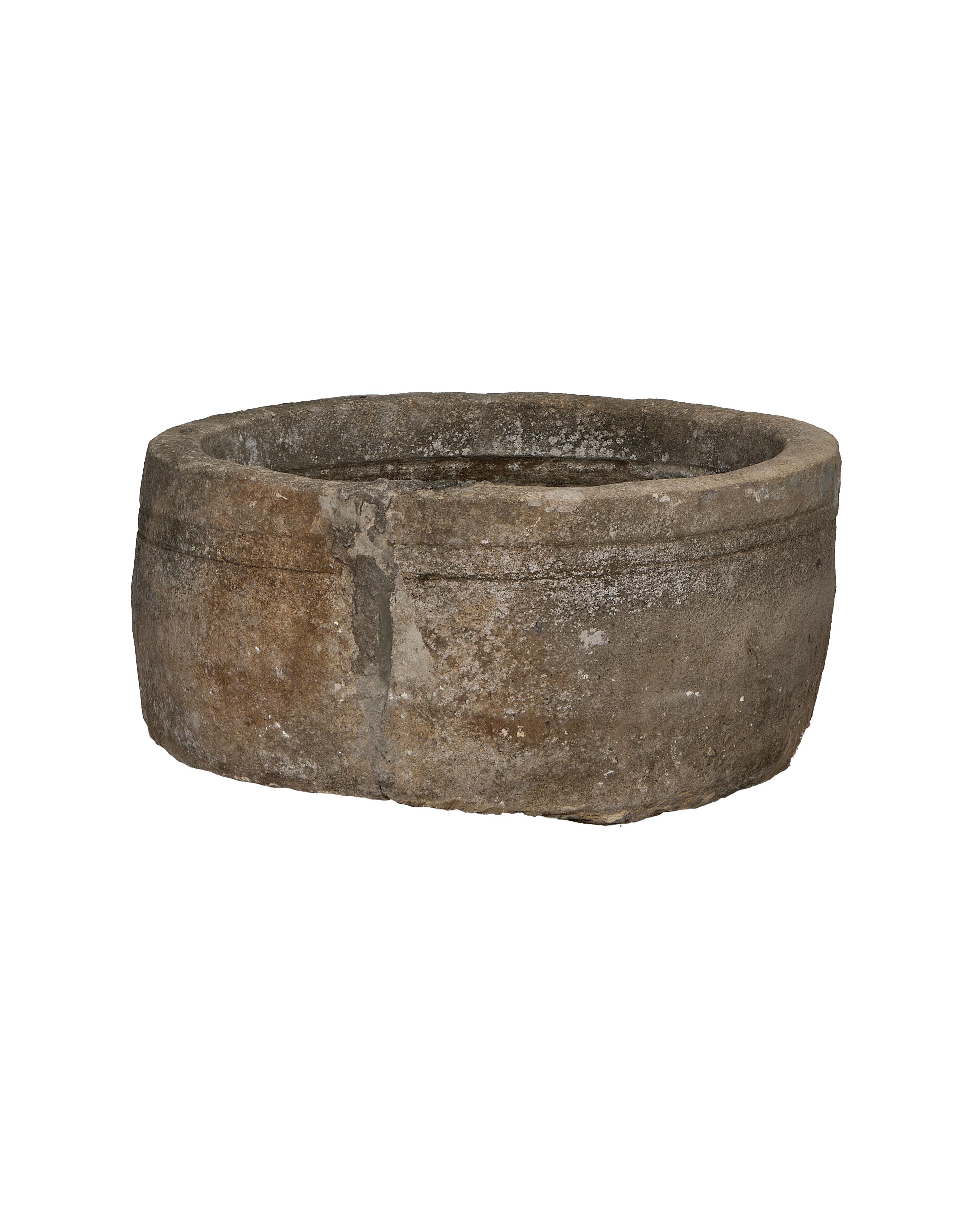 Limestone Trough - Round alternate angle