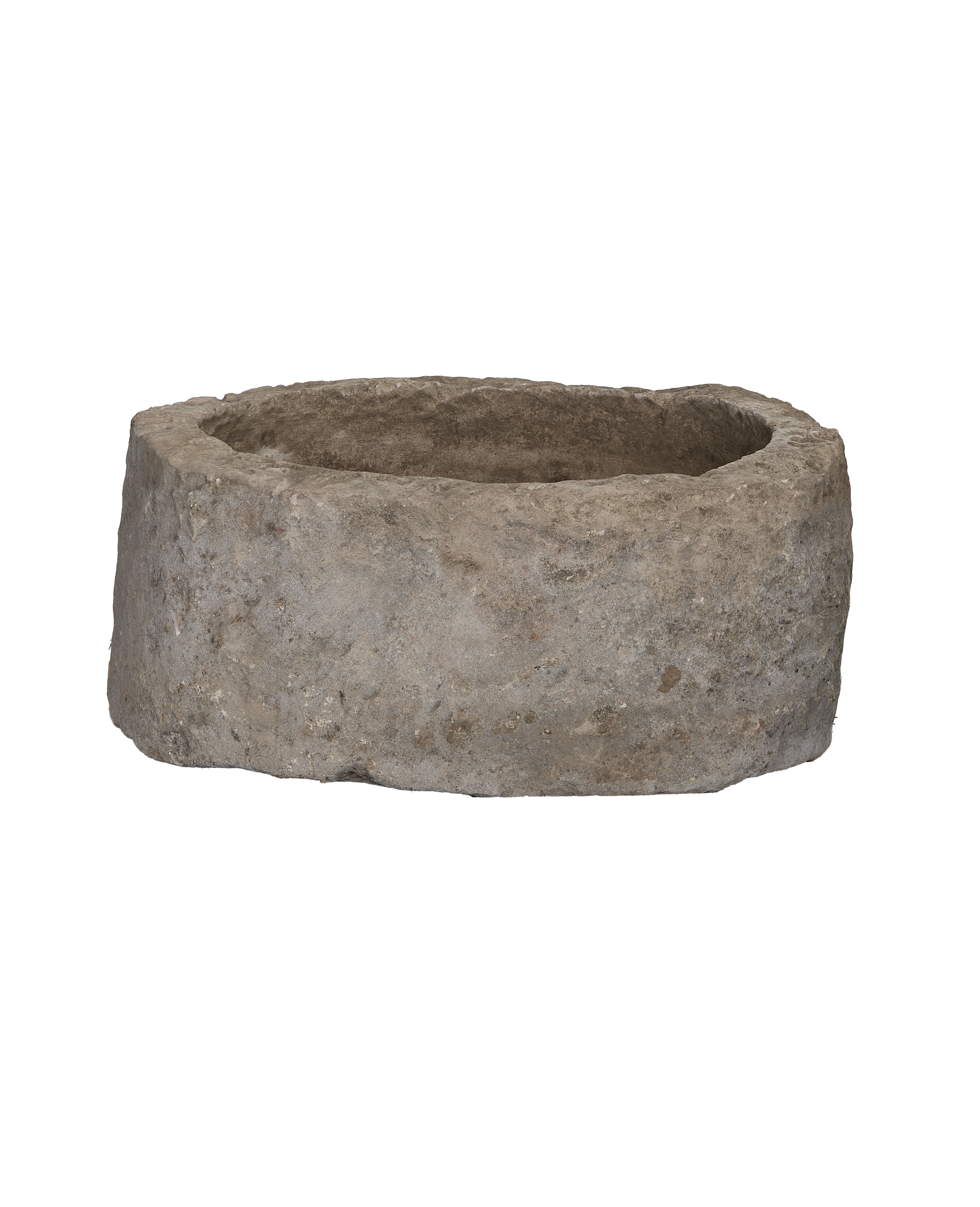 Limestone Trough - Round alternate angle