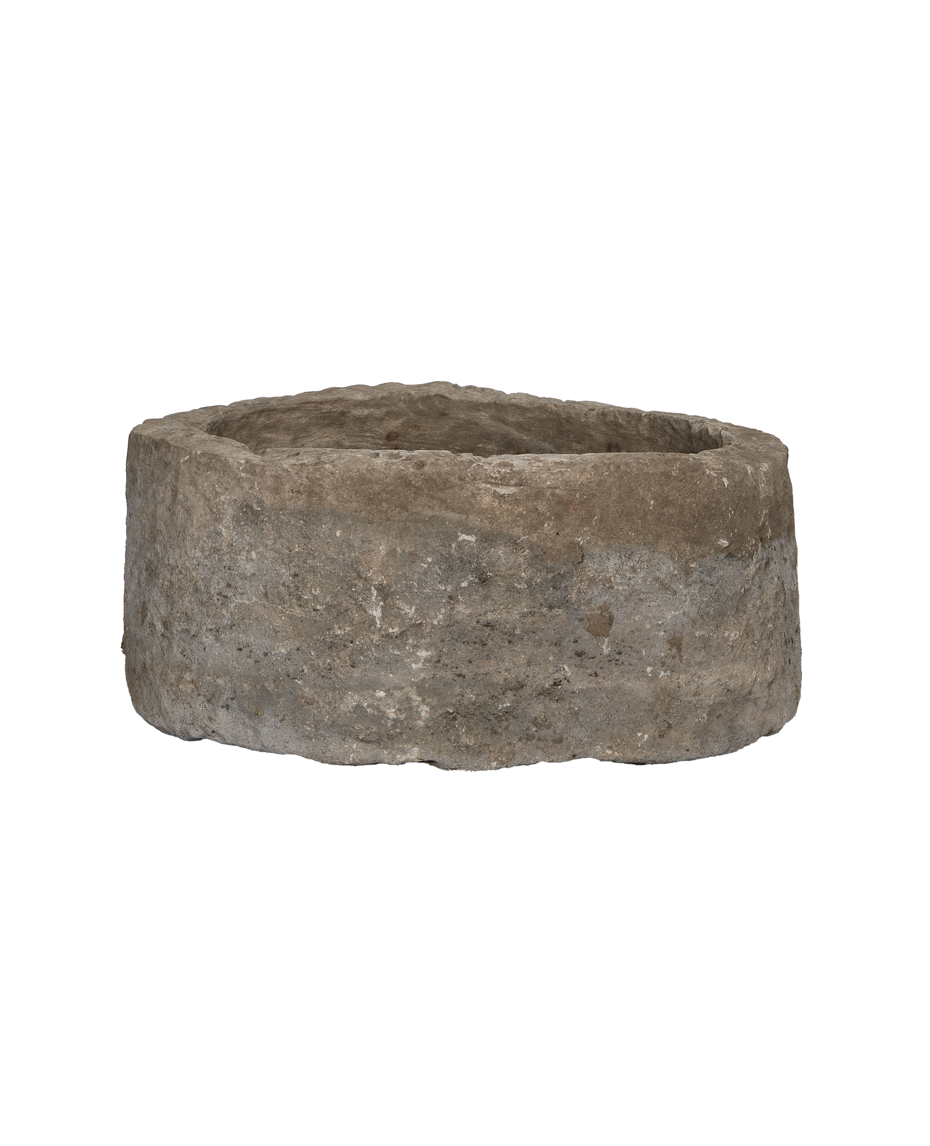 Limestone Trough - Round detail view