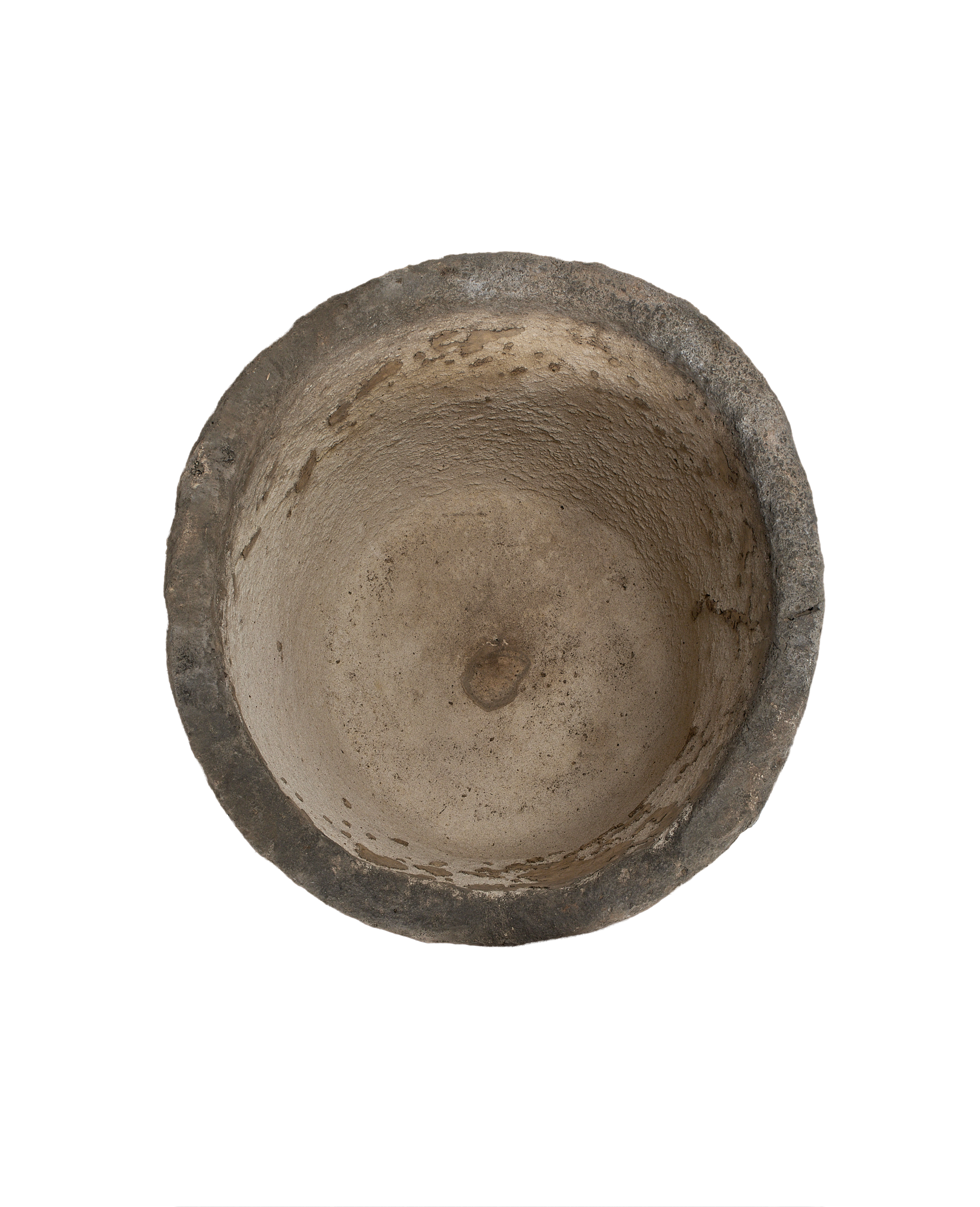 Limestone Trough - Round side view