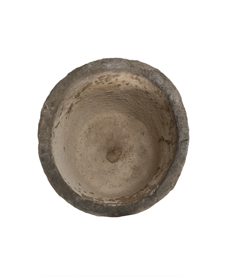 Limestone Trough - Round side view