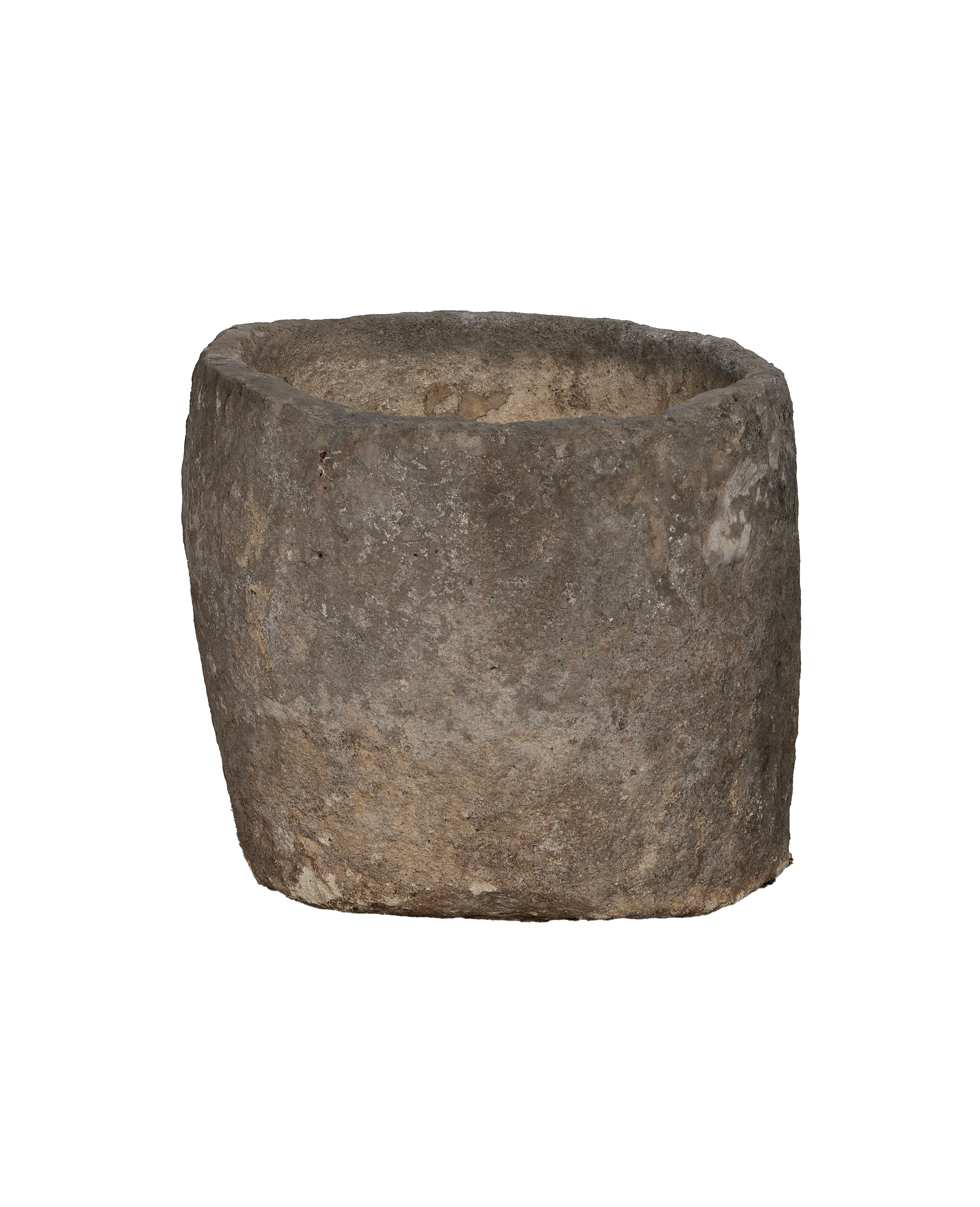 Limestone Trough - Round detail view