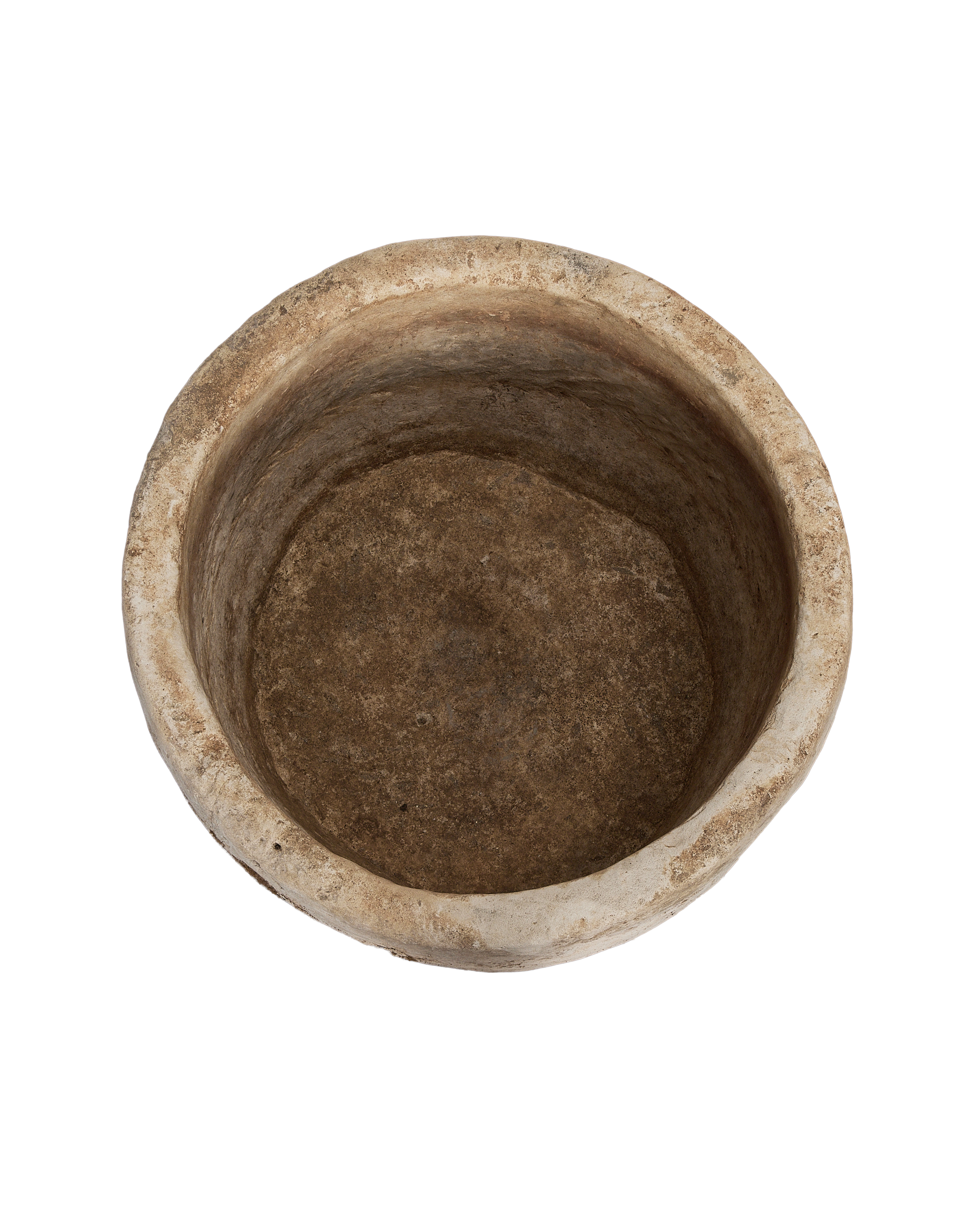 Limestone Trough - Round side view