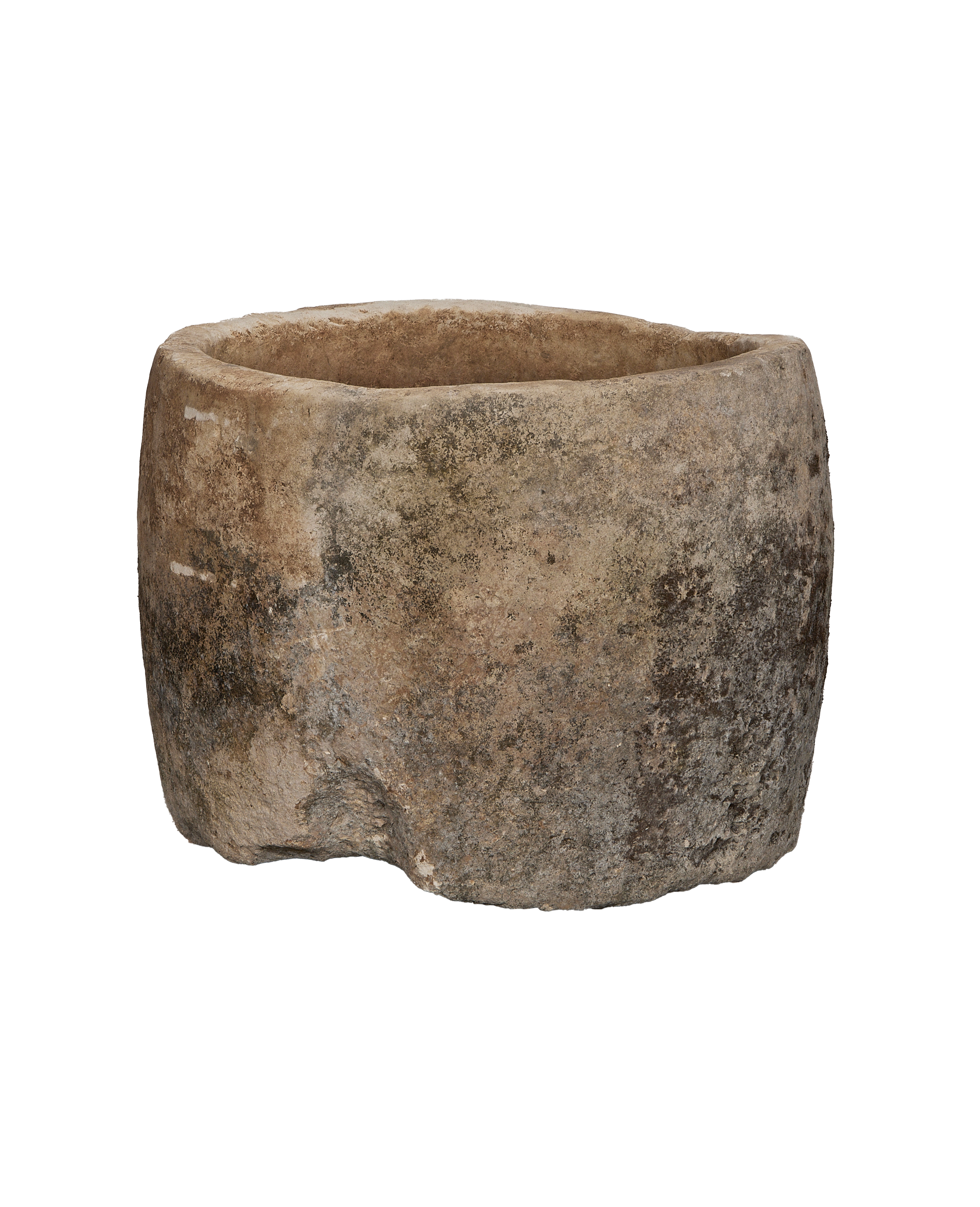 Limestone Trough - Round alternate angle