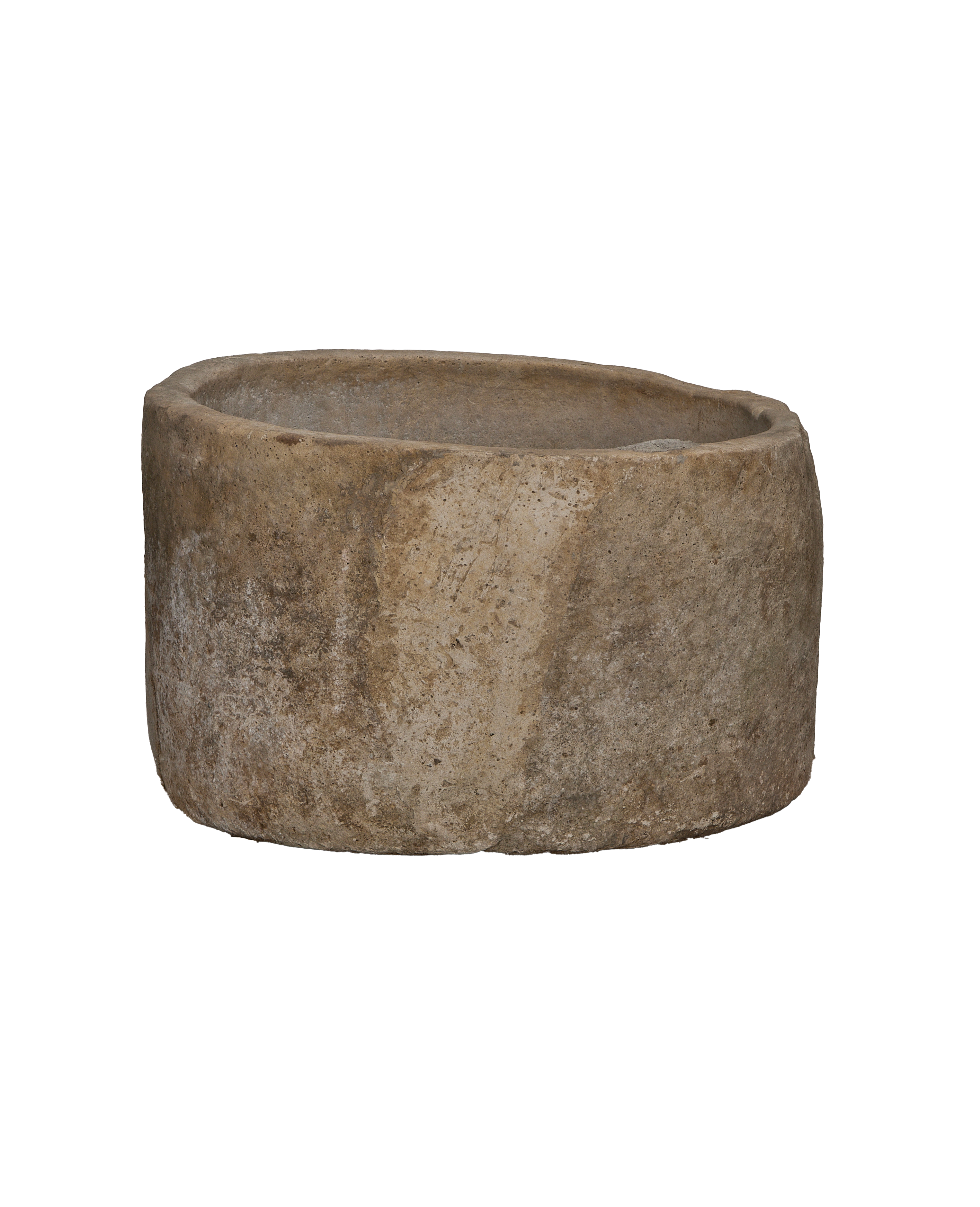 Limestone Trough - Round alternate angle