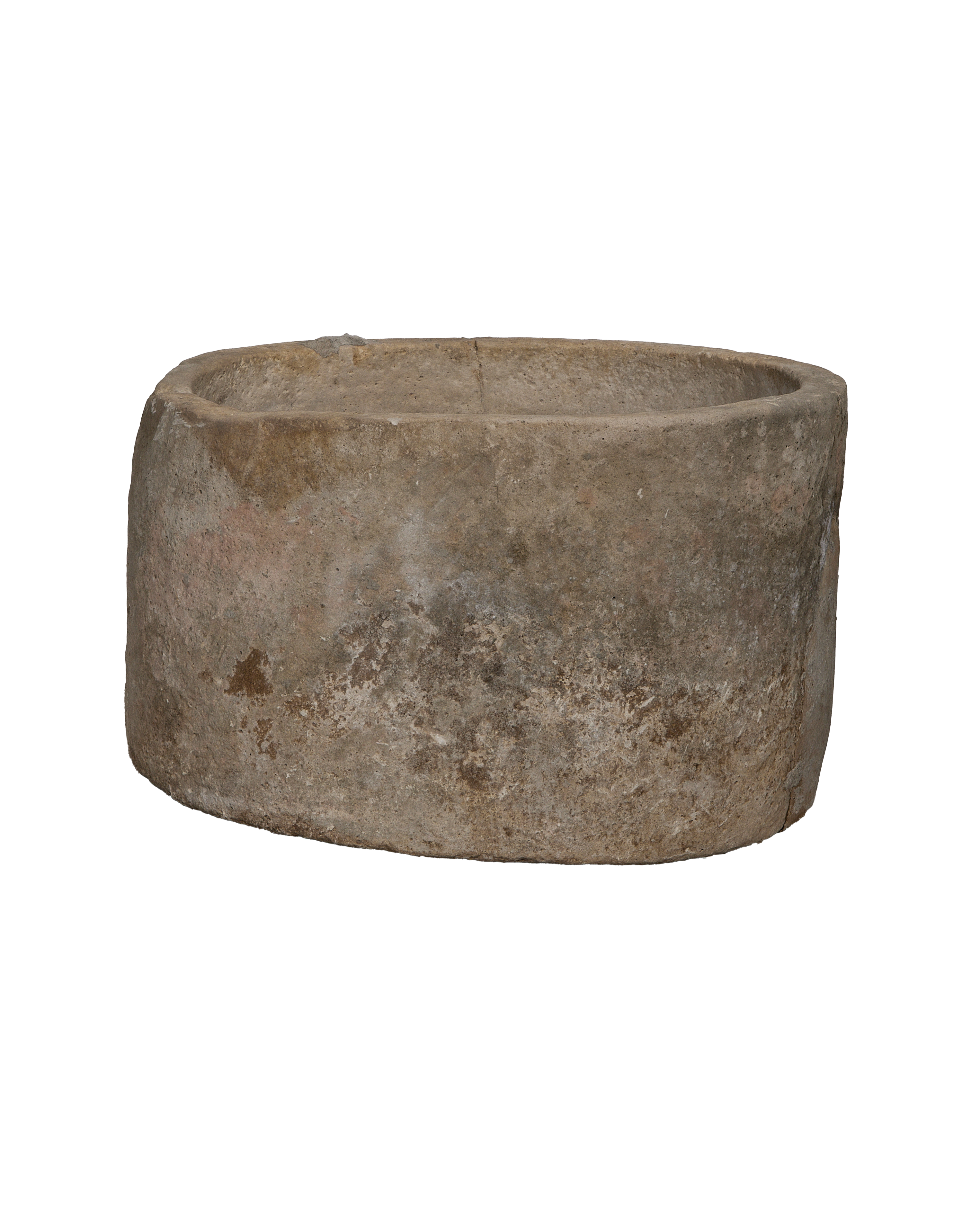 Limestone Trough - Round detail view