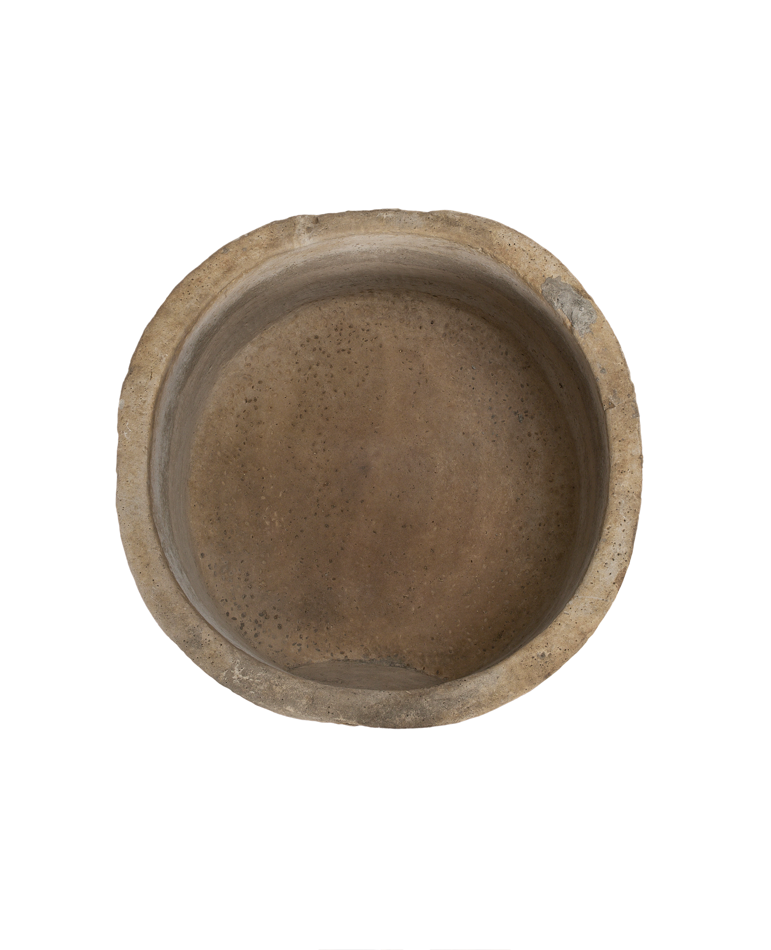 Limestone Trough - Round side view