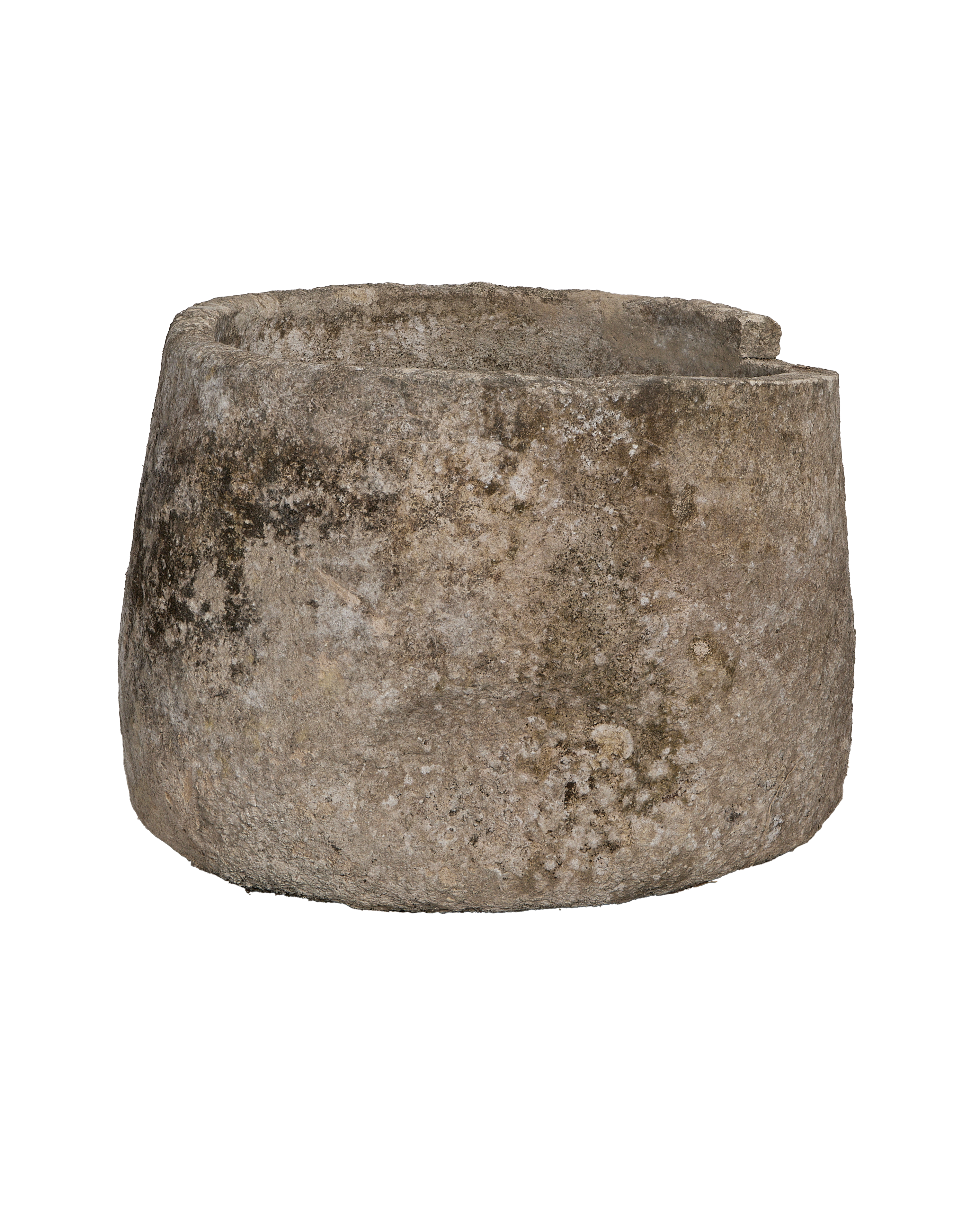 Limestone Trough - Round close-up