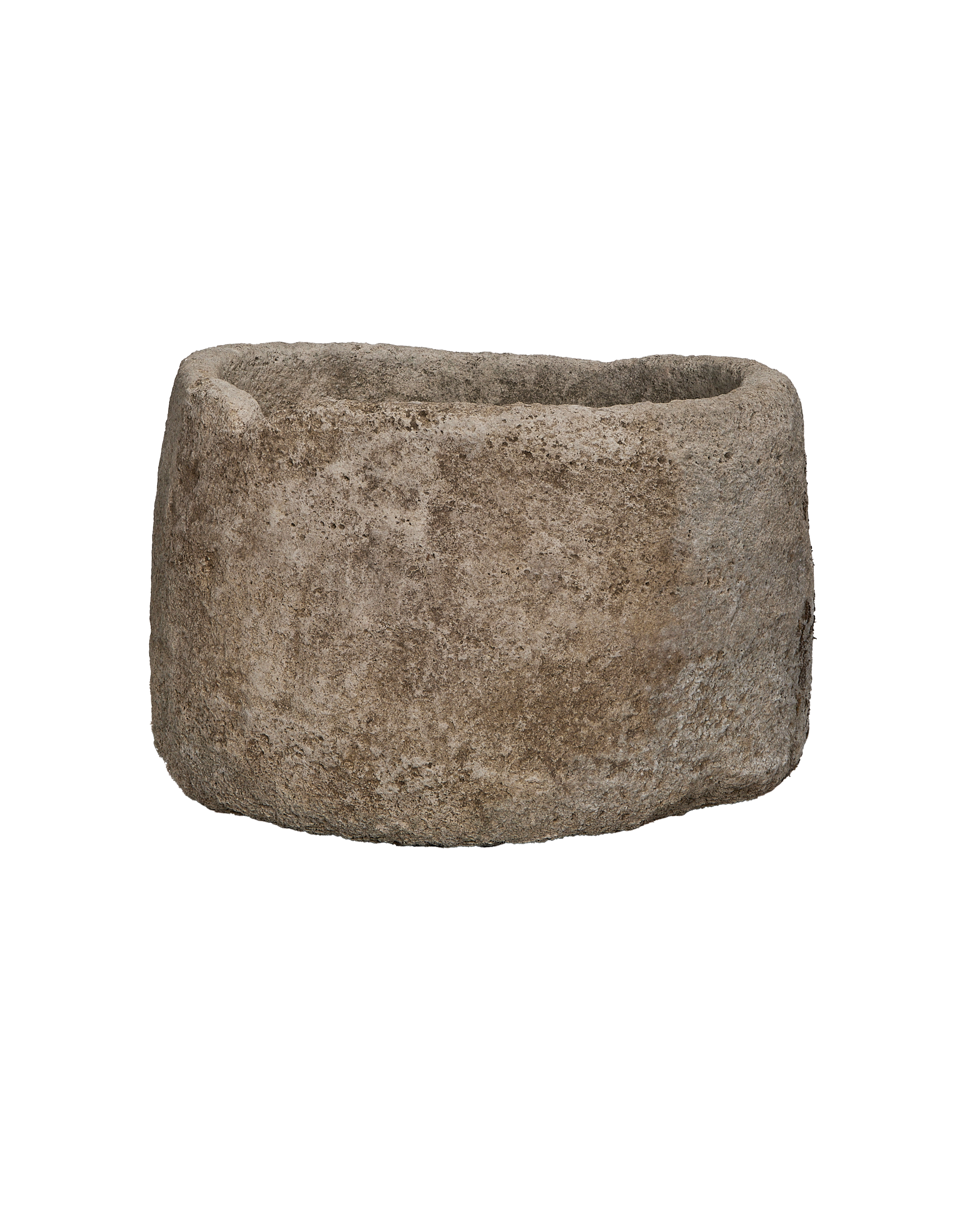 Limestone Trough - Round detail view