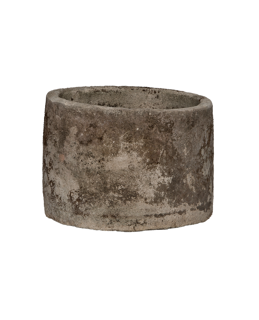 Limestone Trough - Round detail view