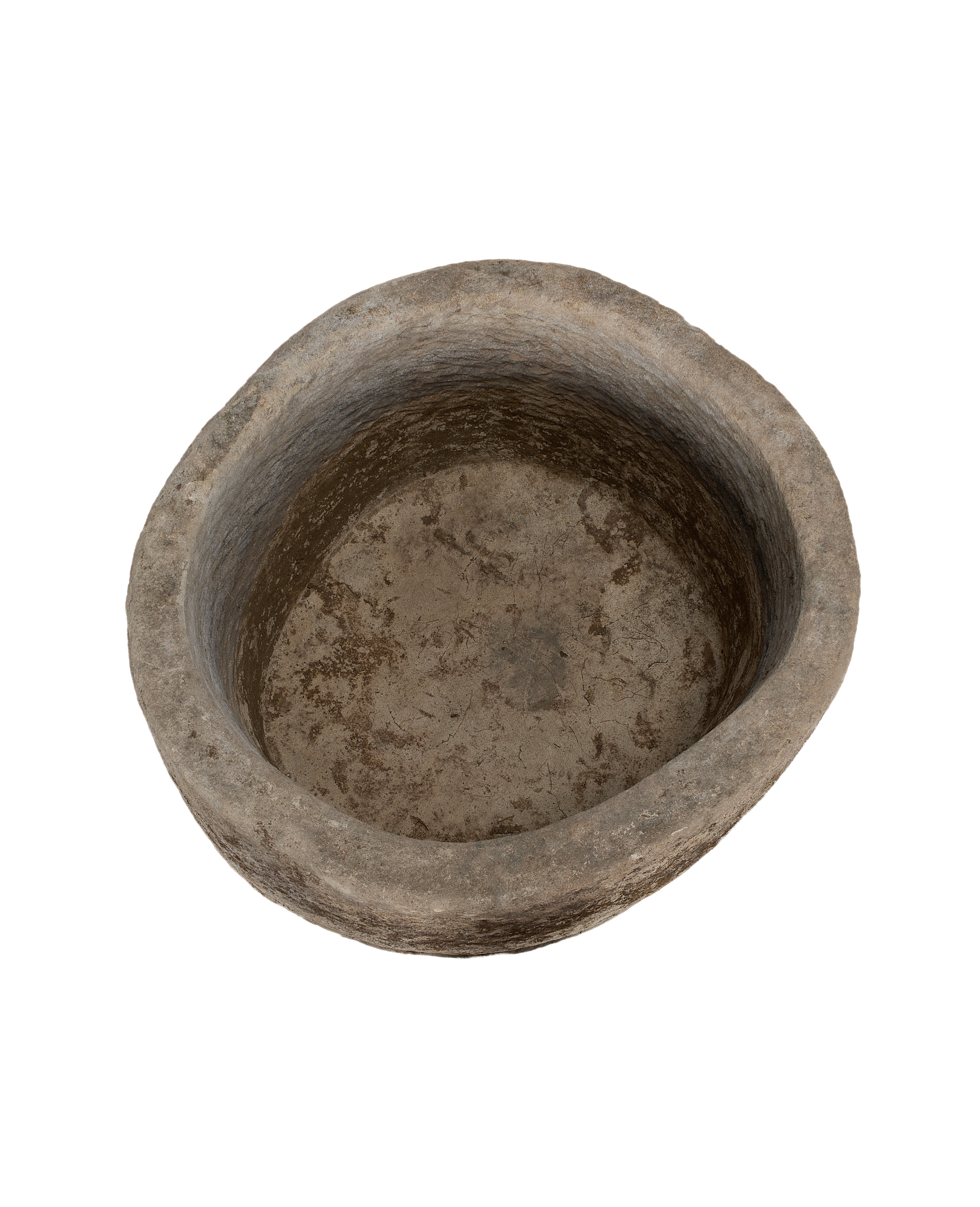Limestone Trough - Round side view