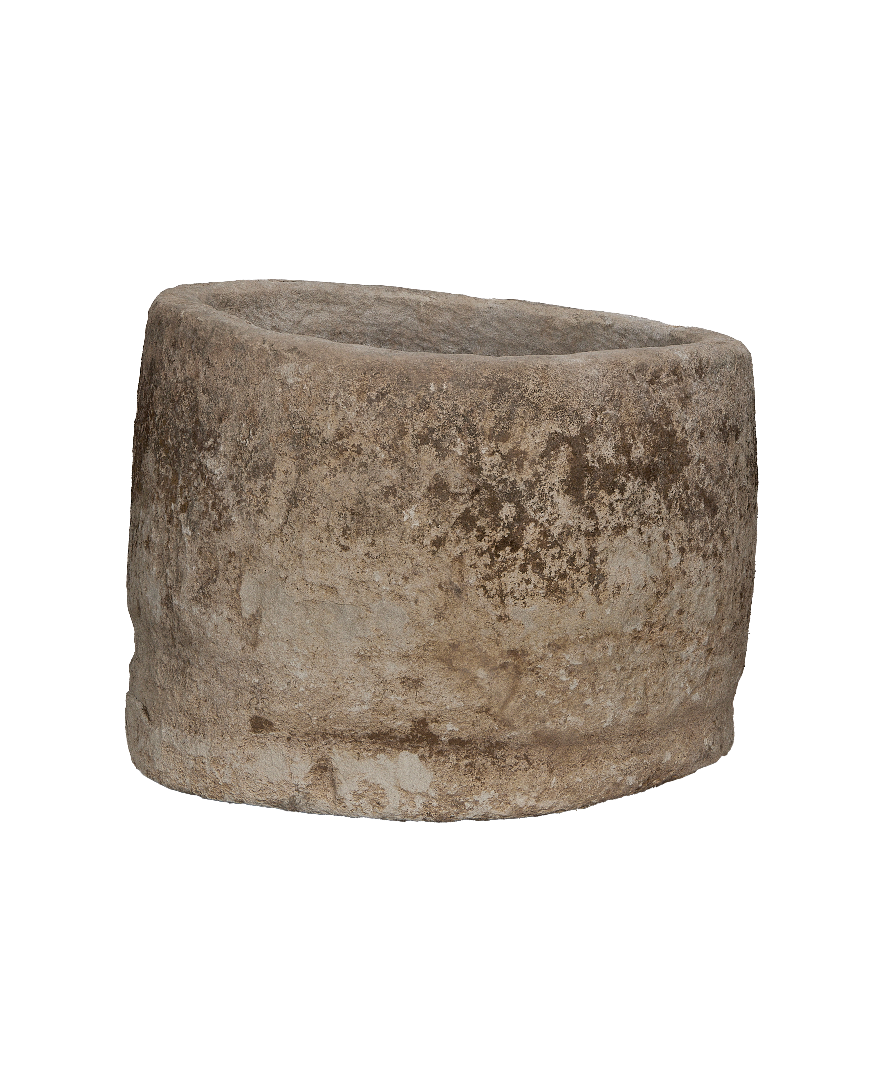 Limestone Trough - Round alternate angle
