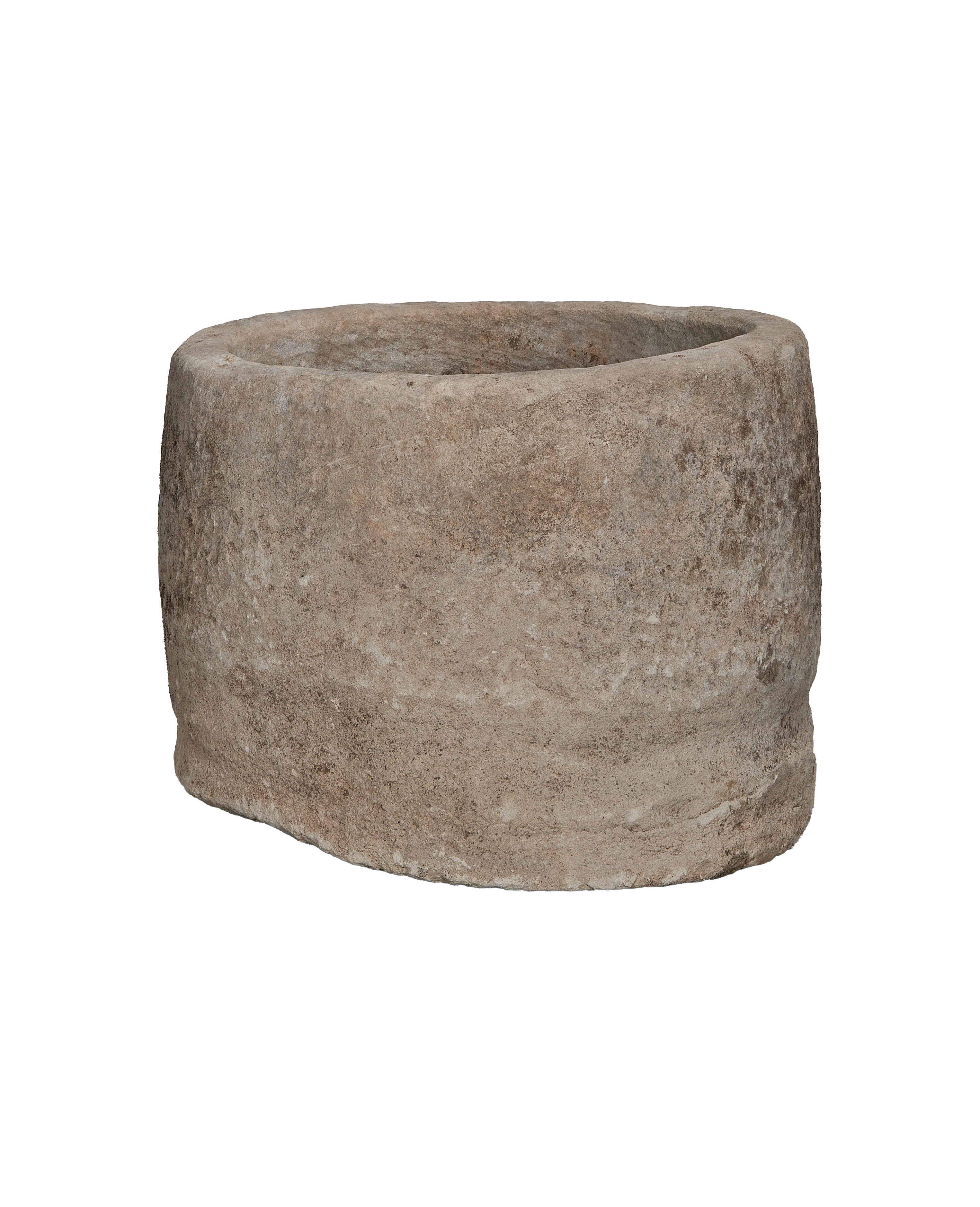 Limestone Trough - Round close-up