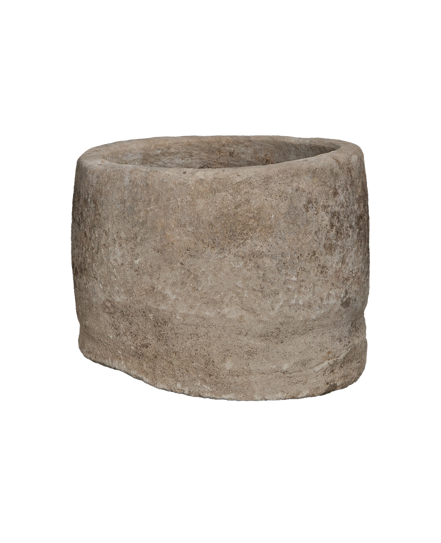 Limestone Trough - Round close-up