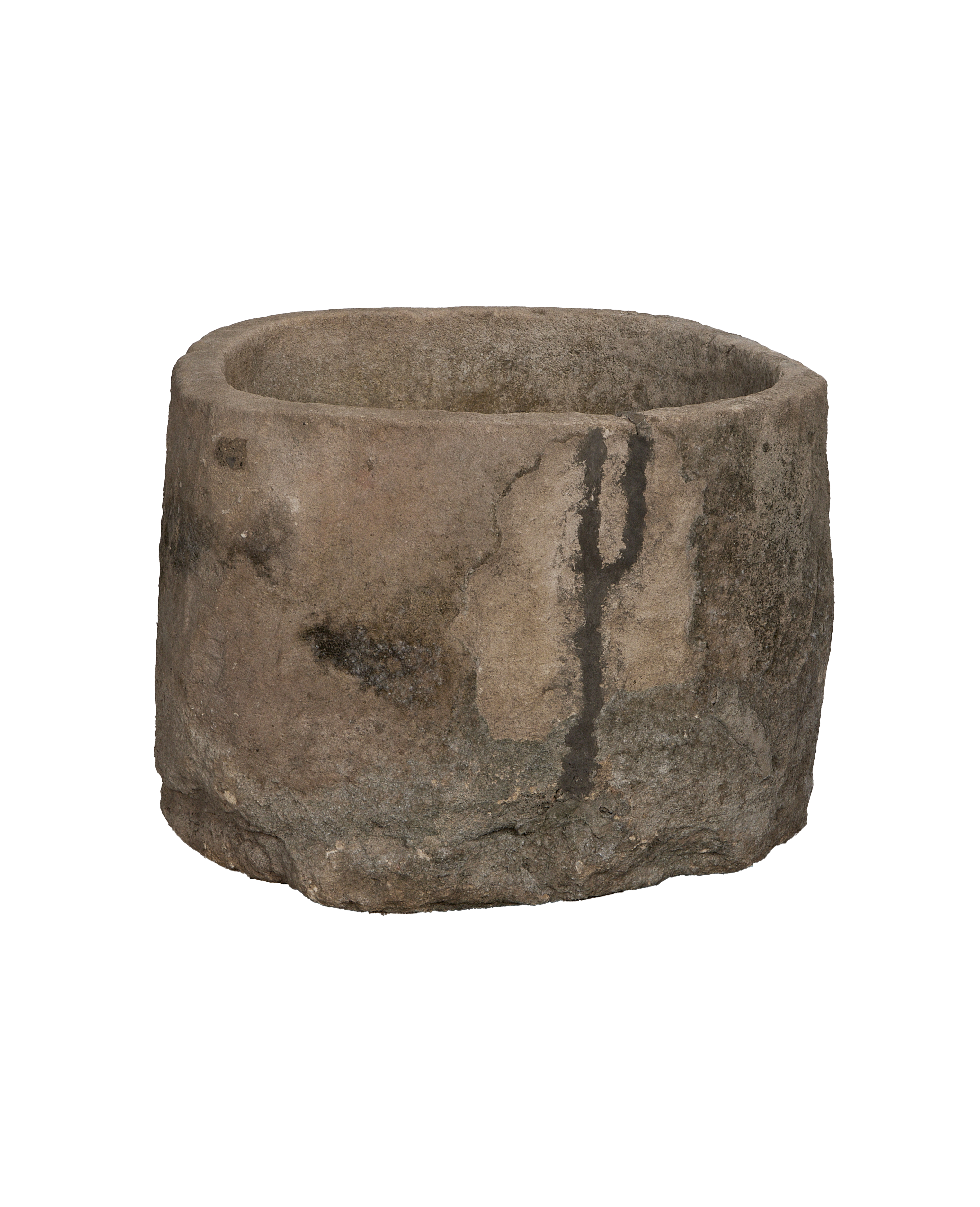 Limestone Trough - Round close-up