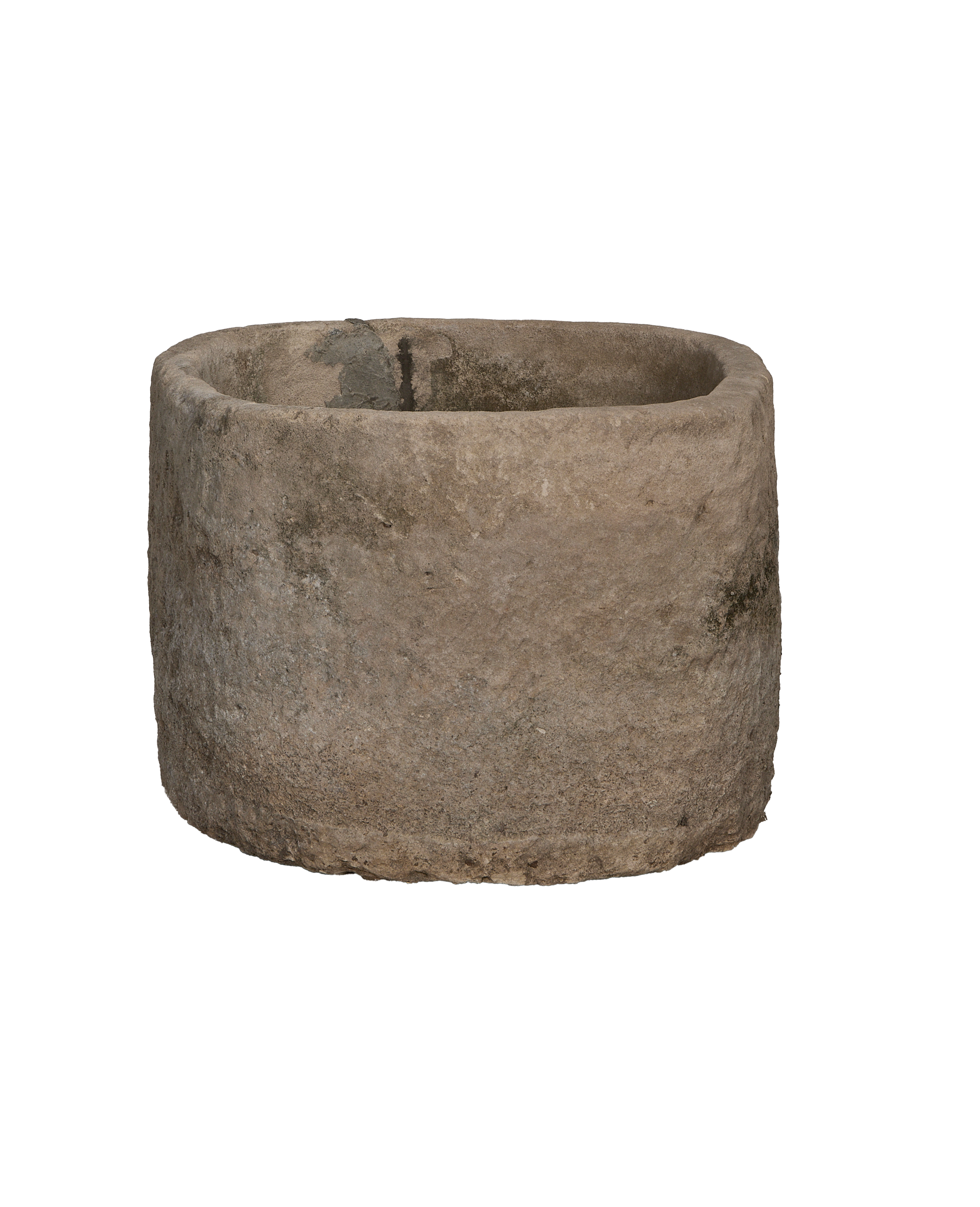 Limestone Trough - Round detail view