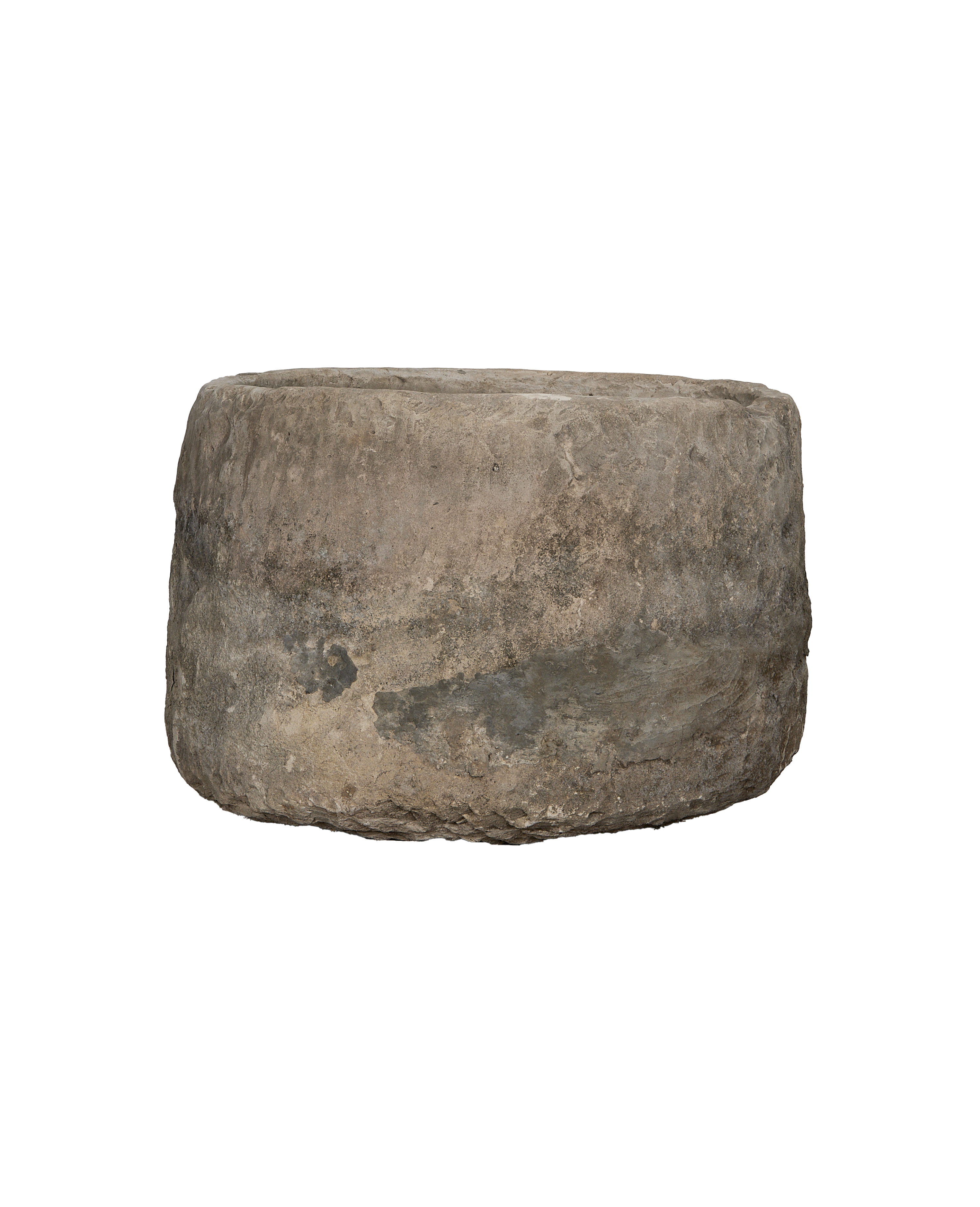 Limestone Trough - Round detail view