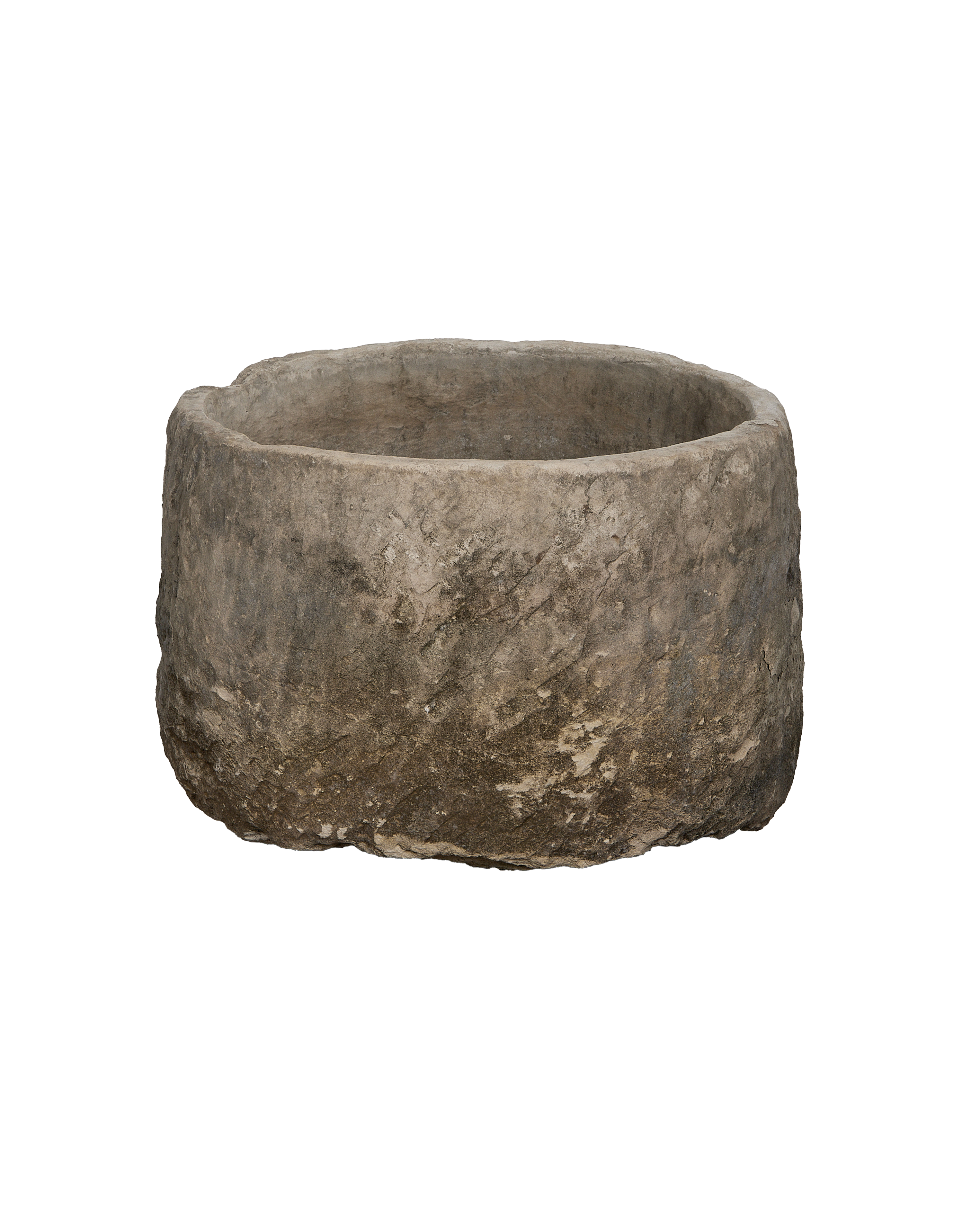 Limestone Trough - Round close-up
