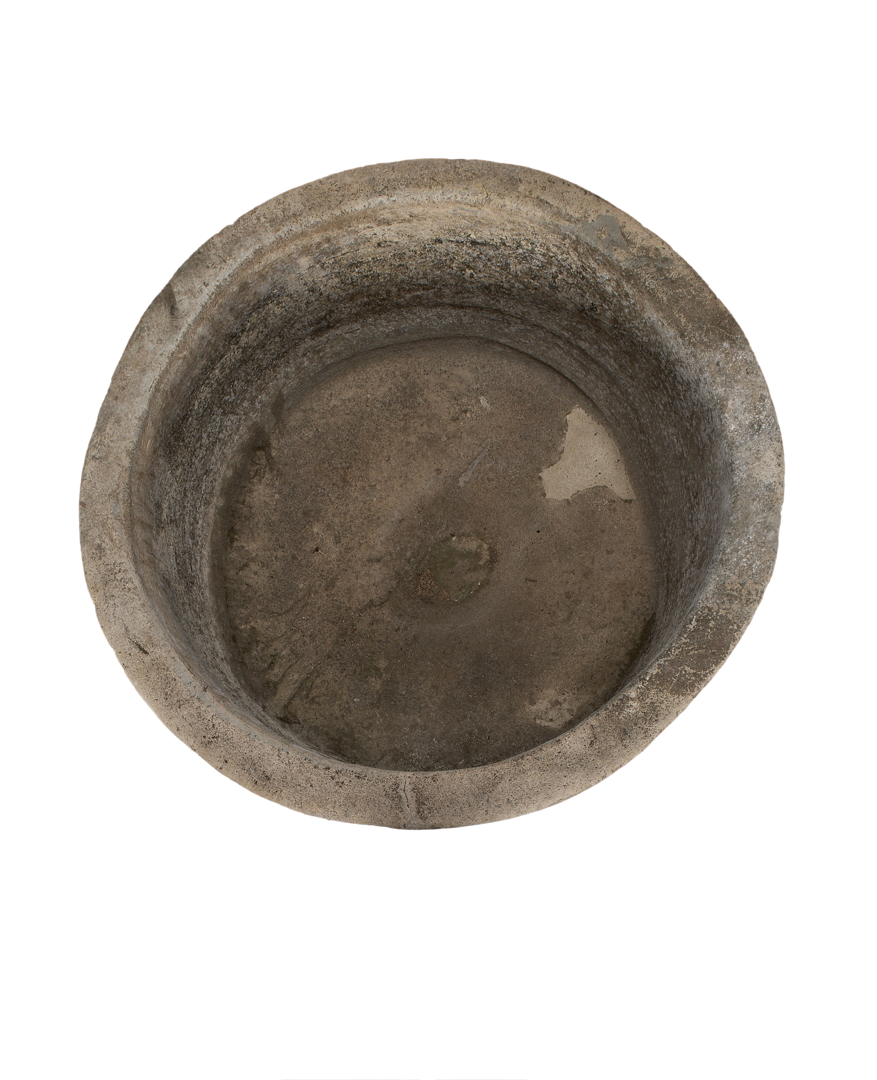 Limestone Trough - Round side view