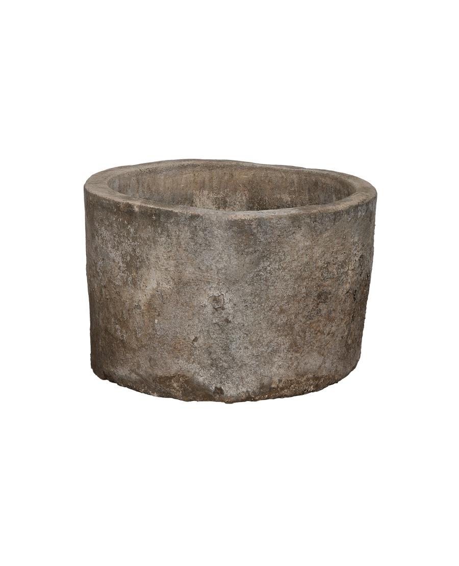 Limestone Trough - Round alternate angle