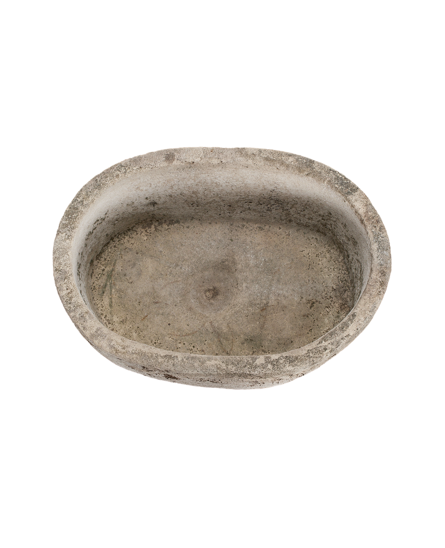 Limestone Trough - Oblong side view