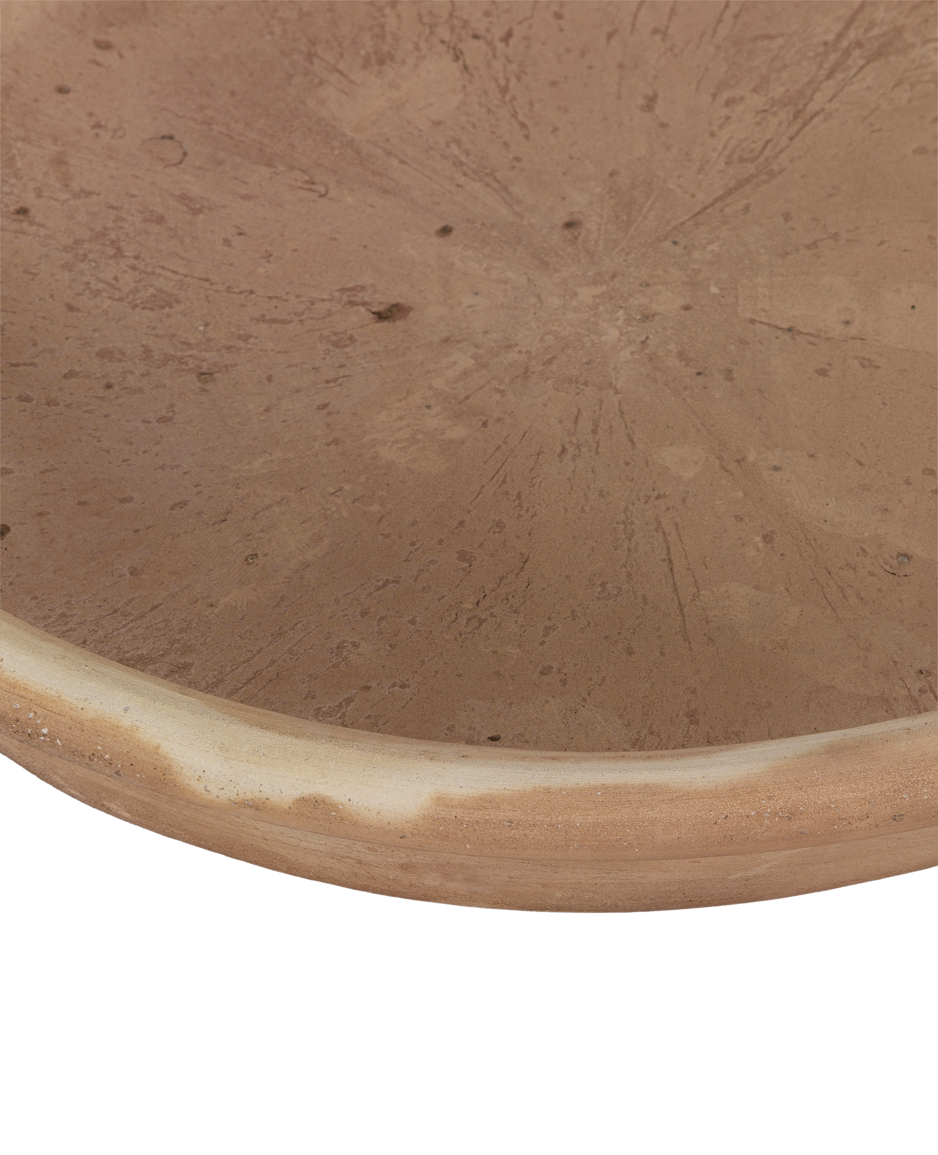 Terracotta Piato Saucer back view