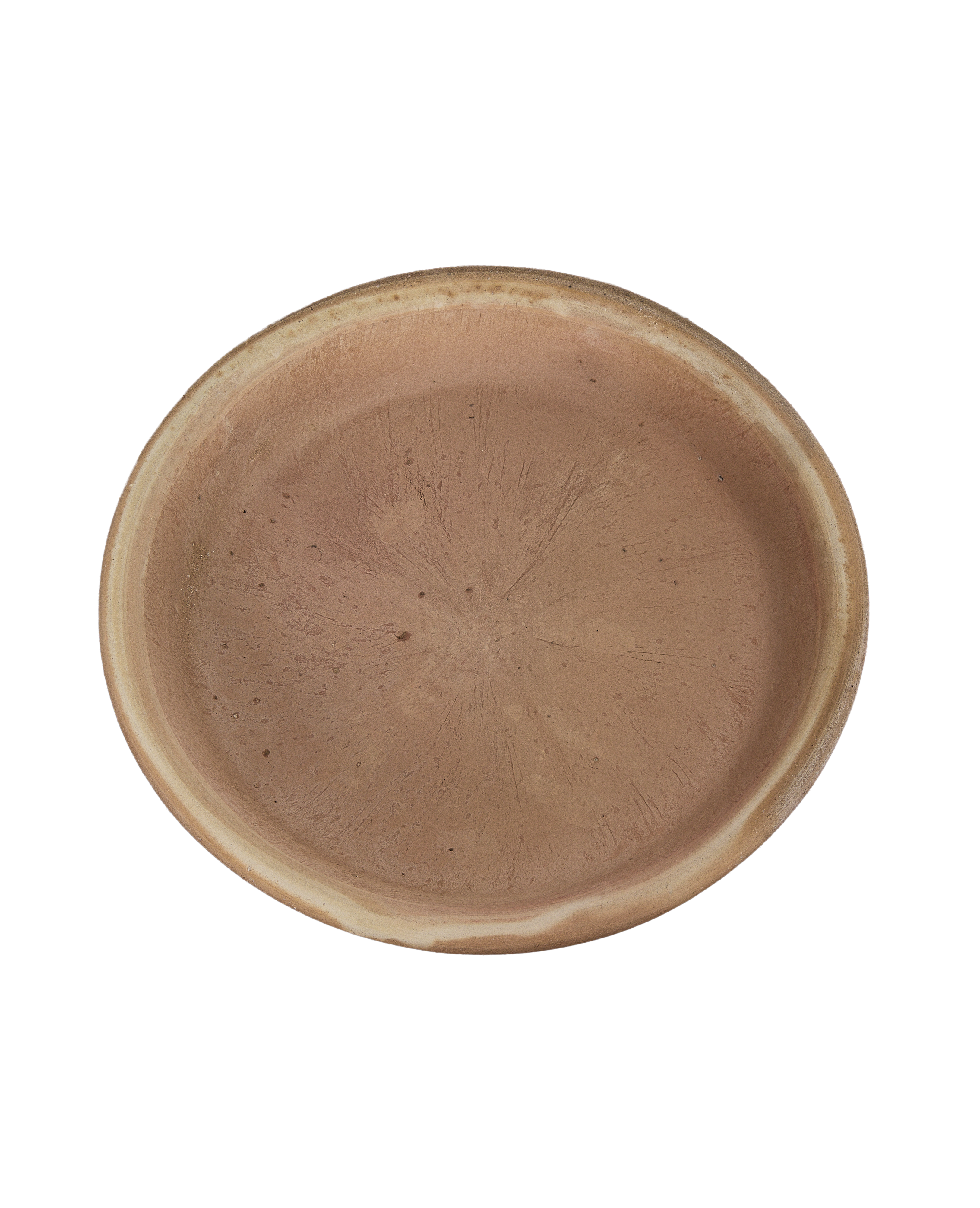 Terracotta Piato Saucer side view