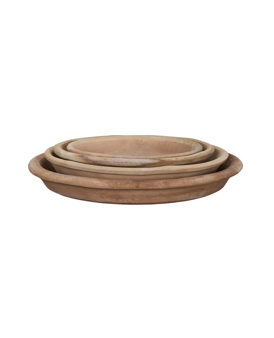 Terracotta Piato Saucer detail view
