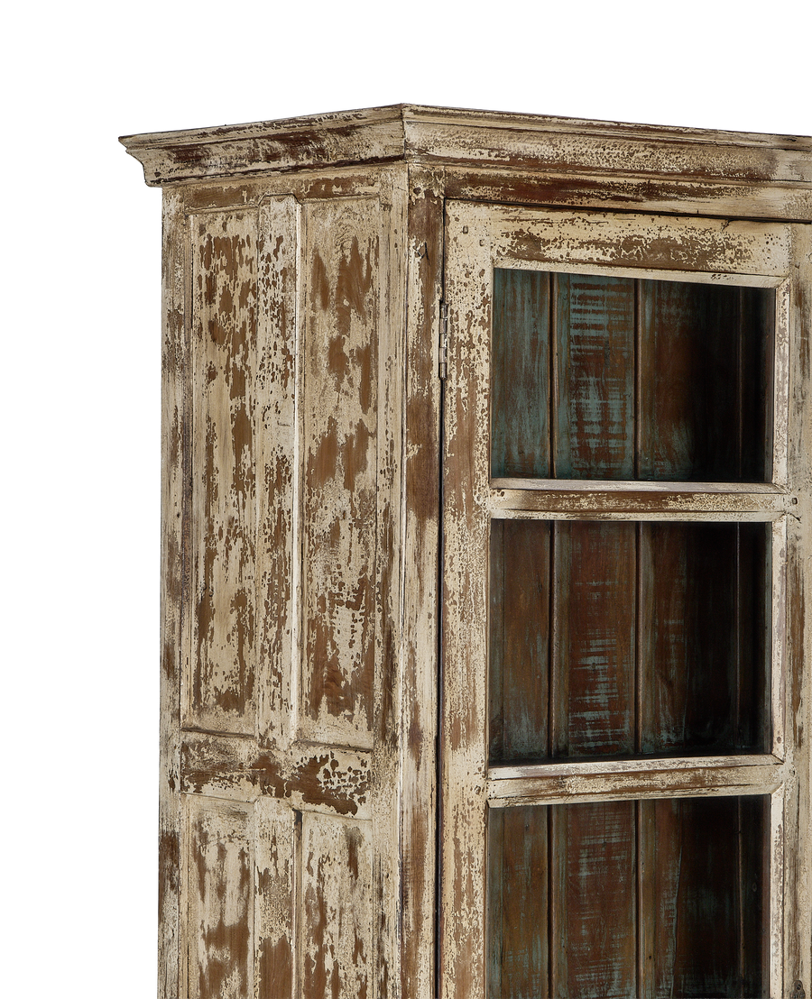 Wood Cabinet - Painted close-up