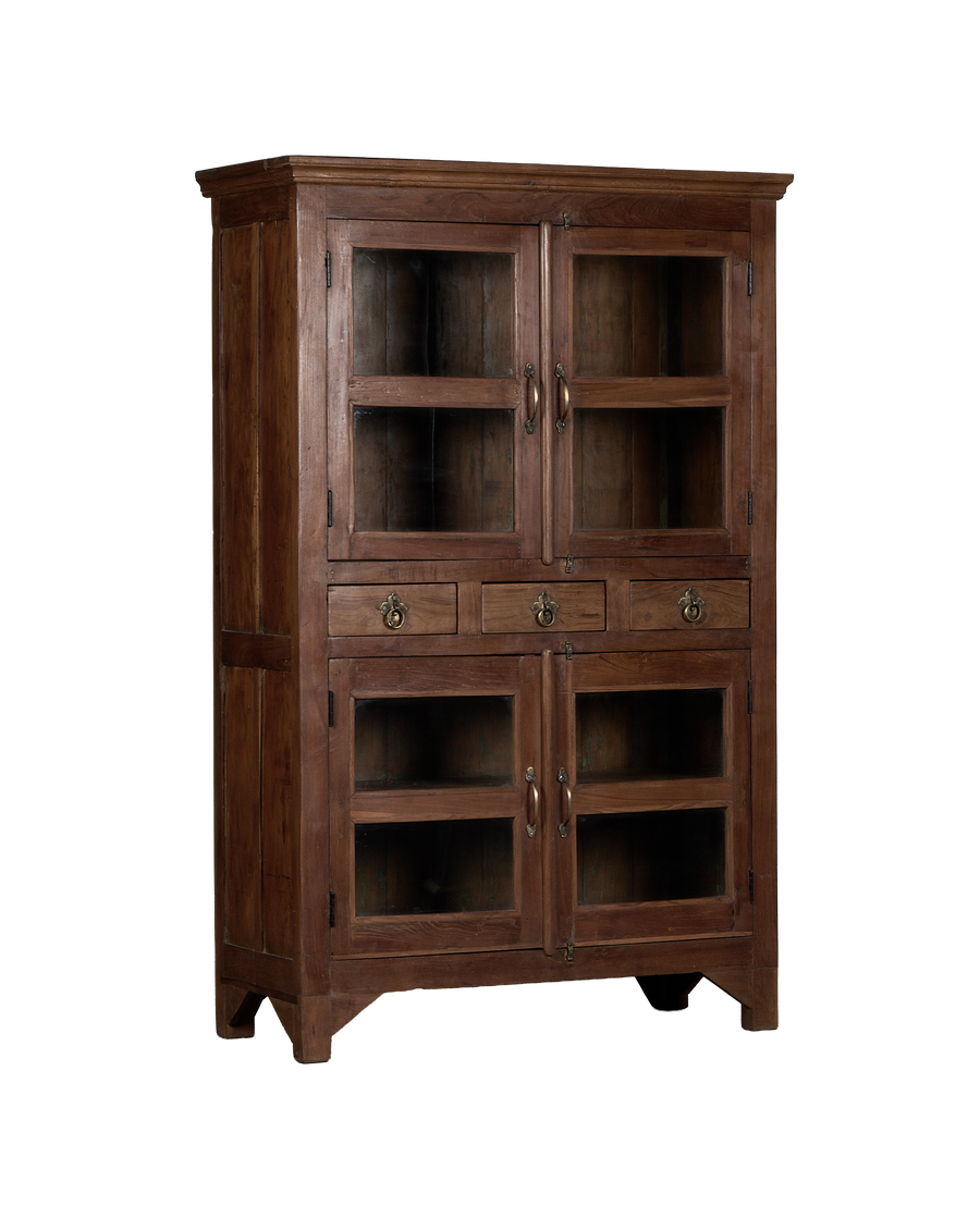 Wood Cabinet - Natural alternate angle