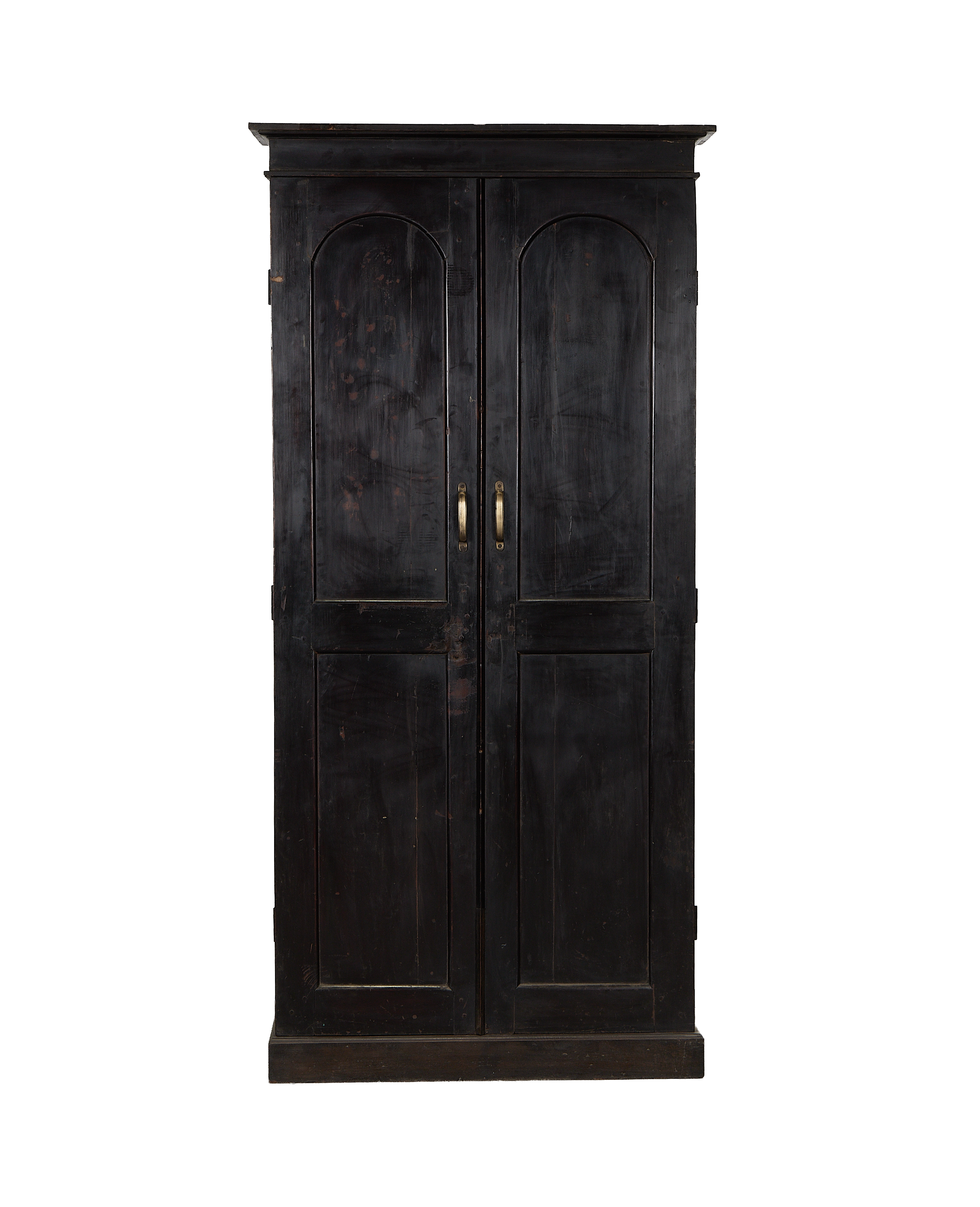 Wood Cabinet - Stained - oak - from India - vintage