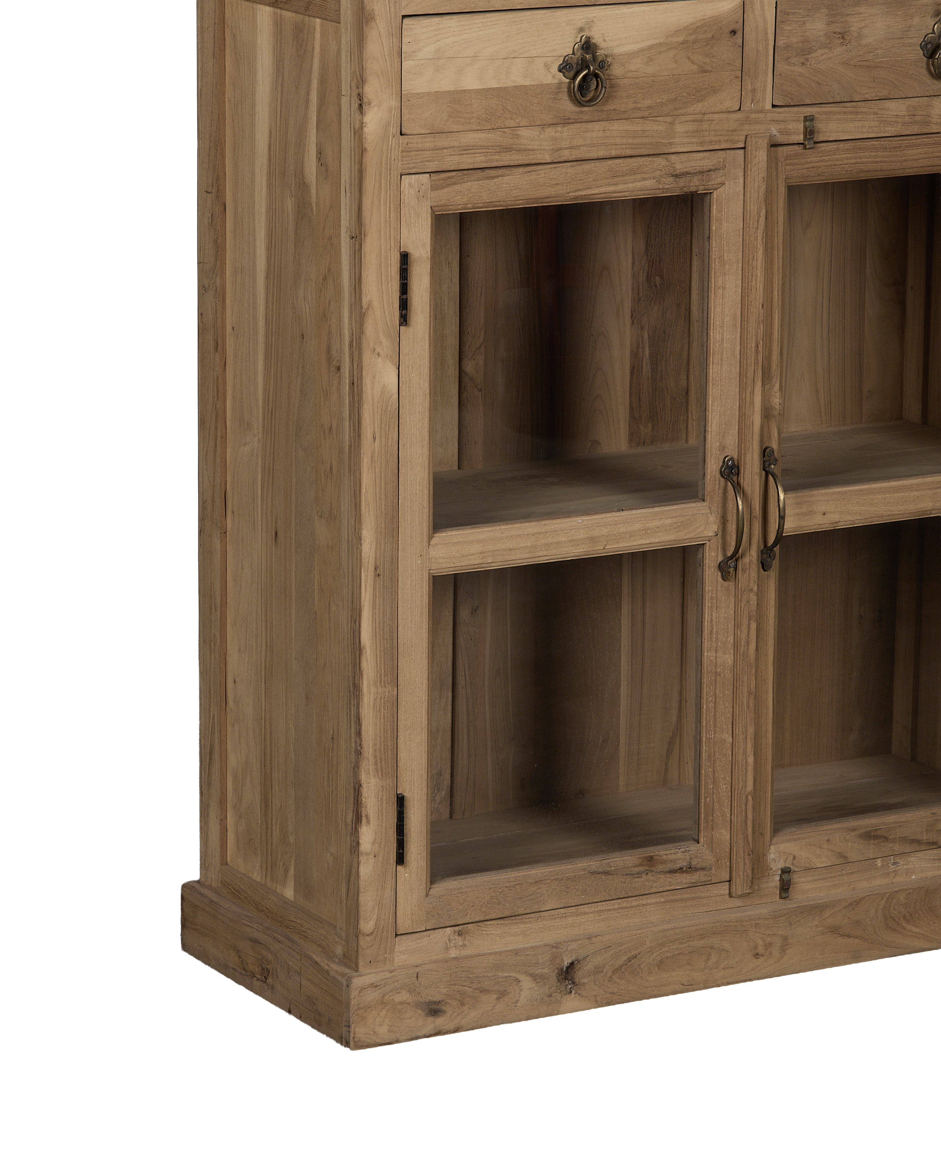 Wood Cabinet - Bleached alternate angle