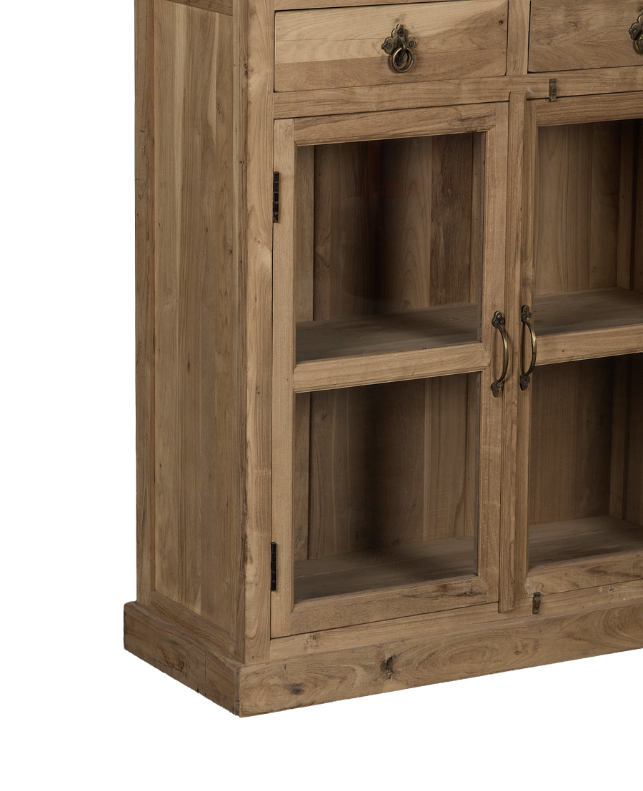 Wood Cabinet - Bleached alternate angle