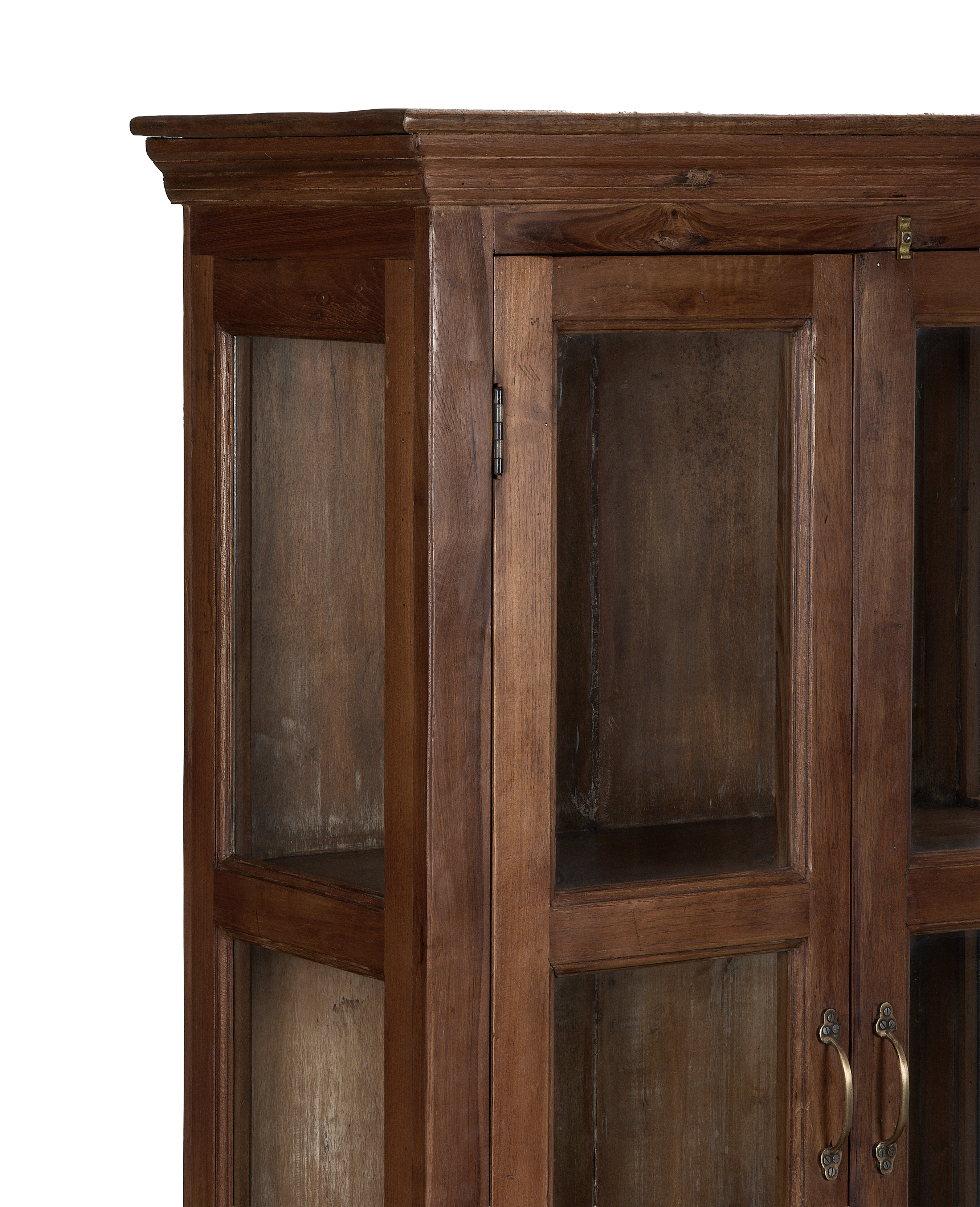 Wood Cabinet - Natural side view