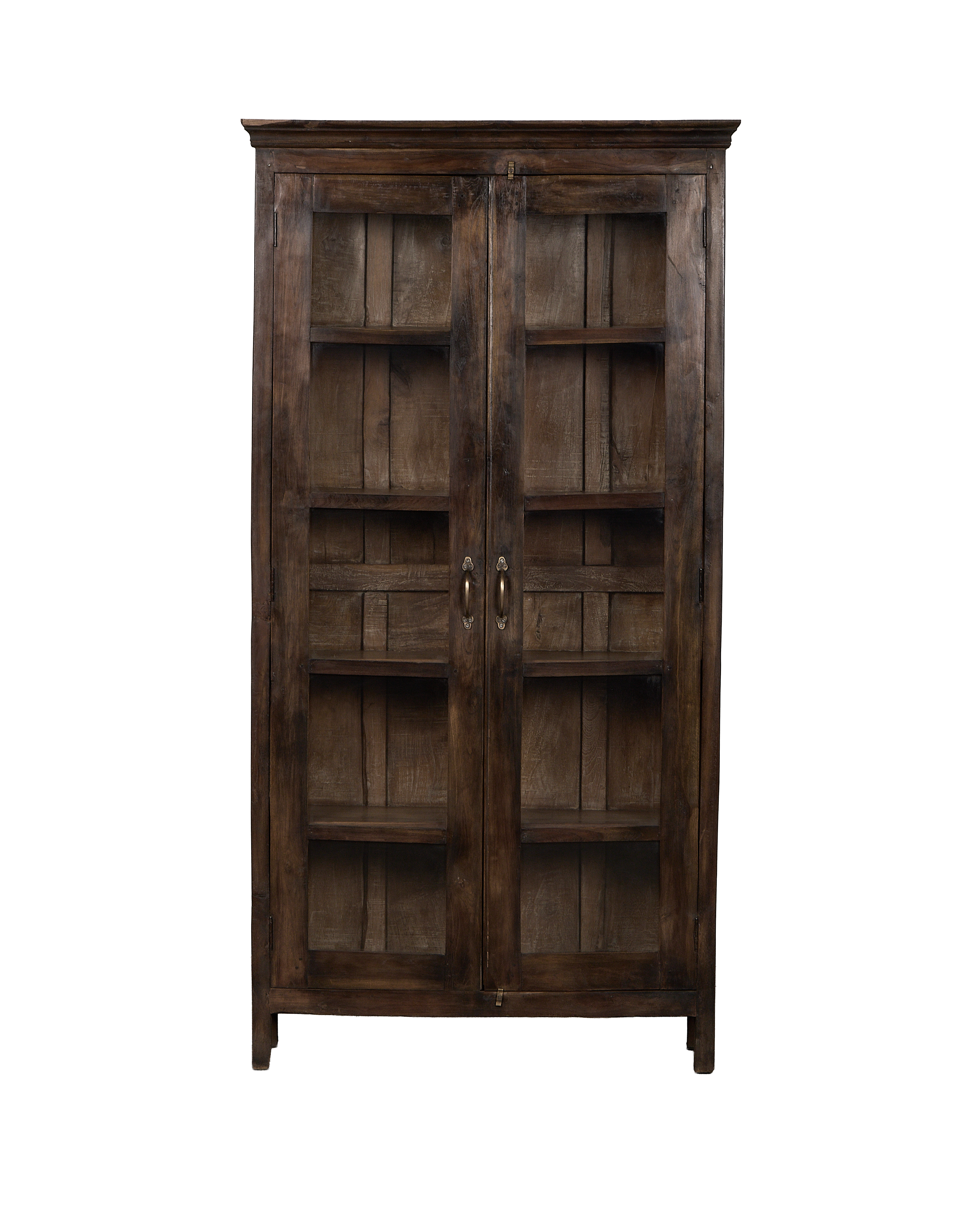 Wood Cabinet - Natural - oak - from India - vintage