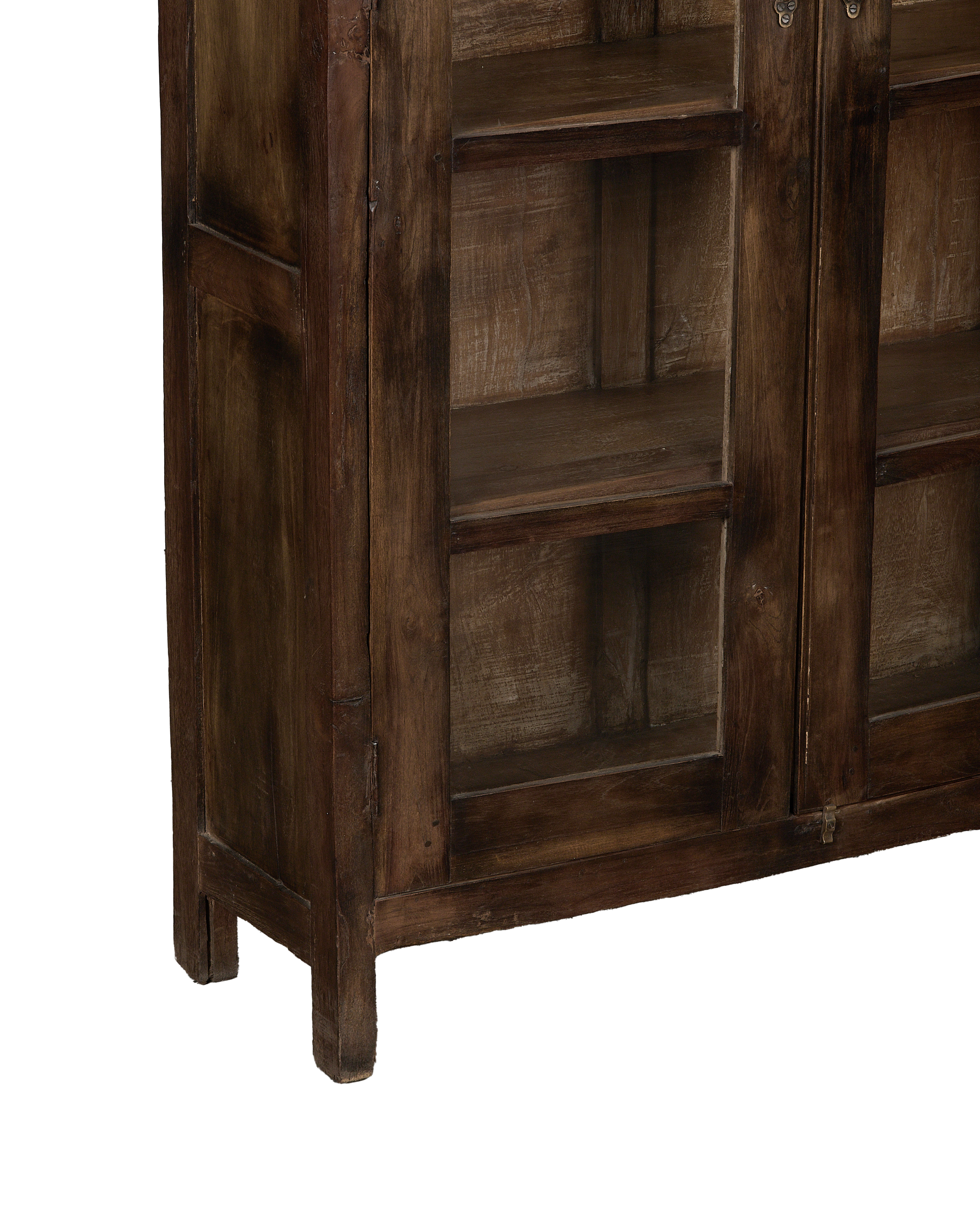 Wood Cabinet - Natural side view